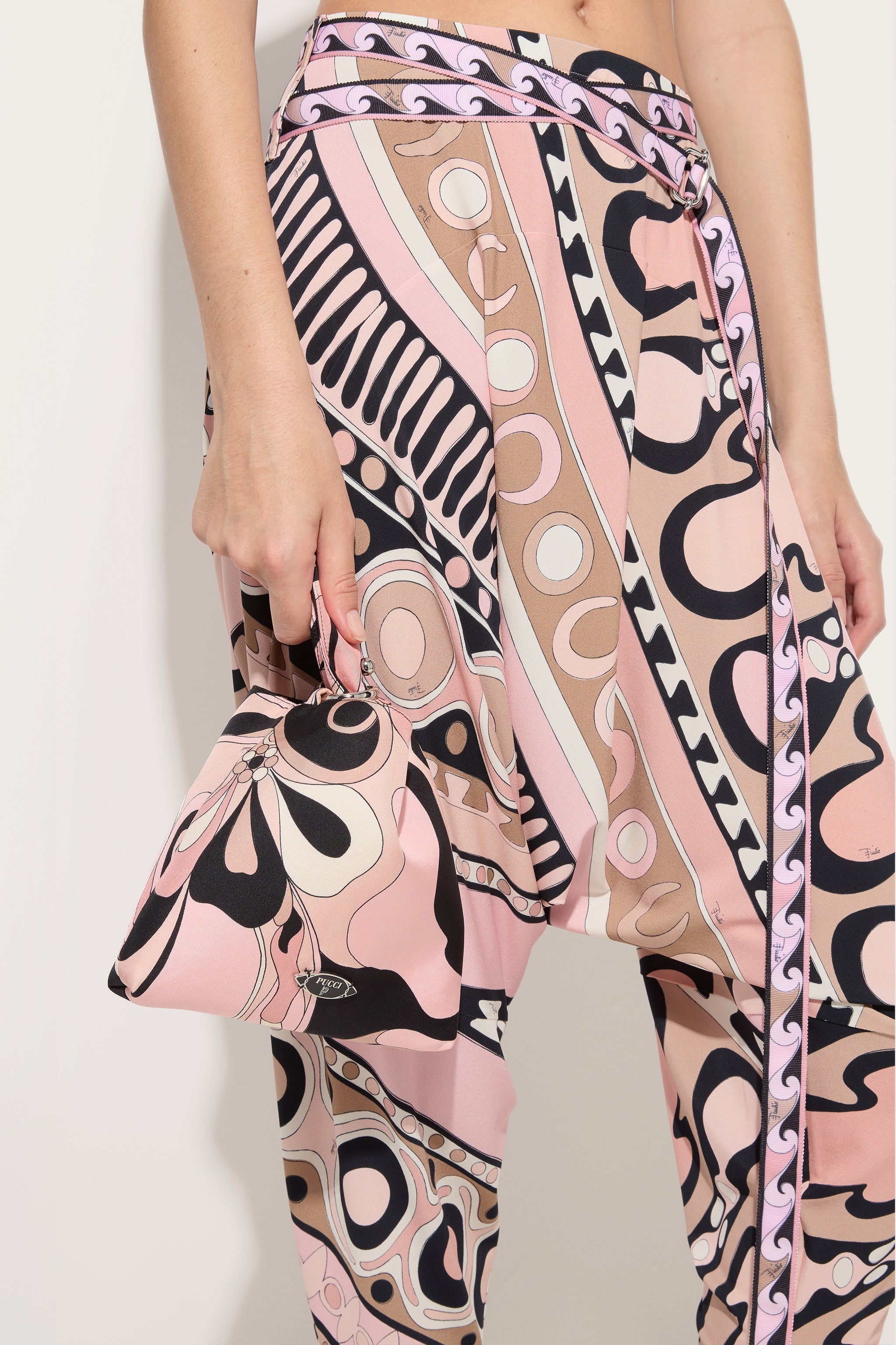 Emilio Pucci Bags Borsa Emilio pochette soie nude orchidées