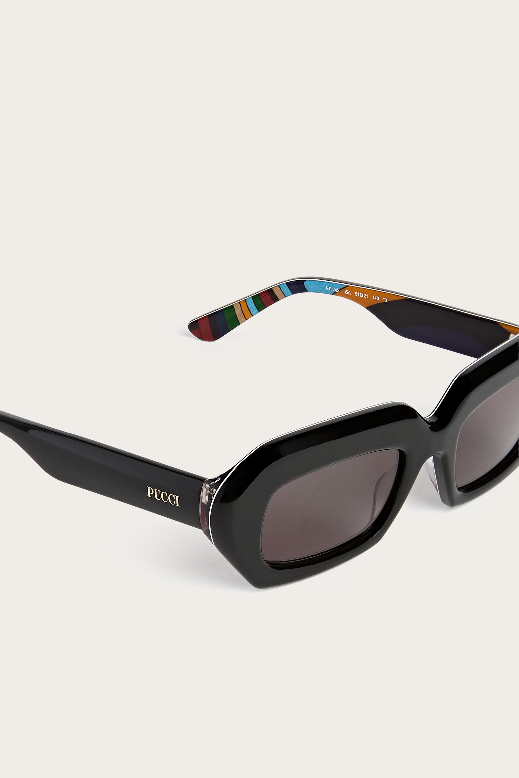 Emilio Pucci EP0245P Lunettes de Soleil Noir 51
