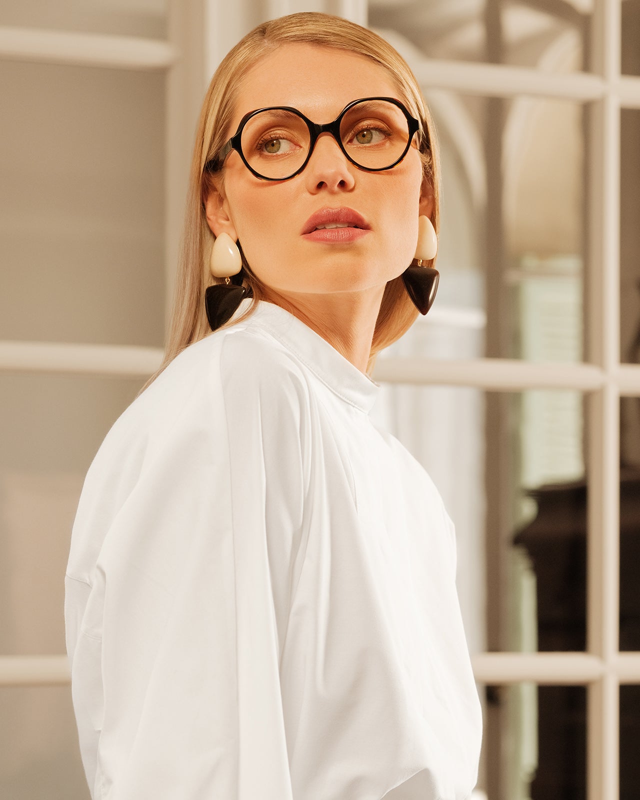 Clémence & Margaux La Divine lunettes de vue noir écaille rond