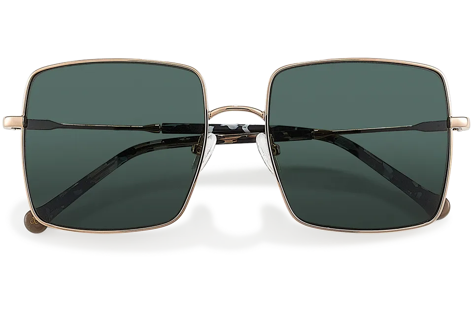 Clémence & Margaux La Folie Douce lunettes de soleil doré