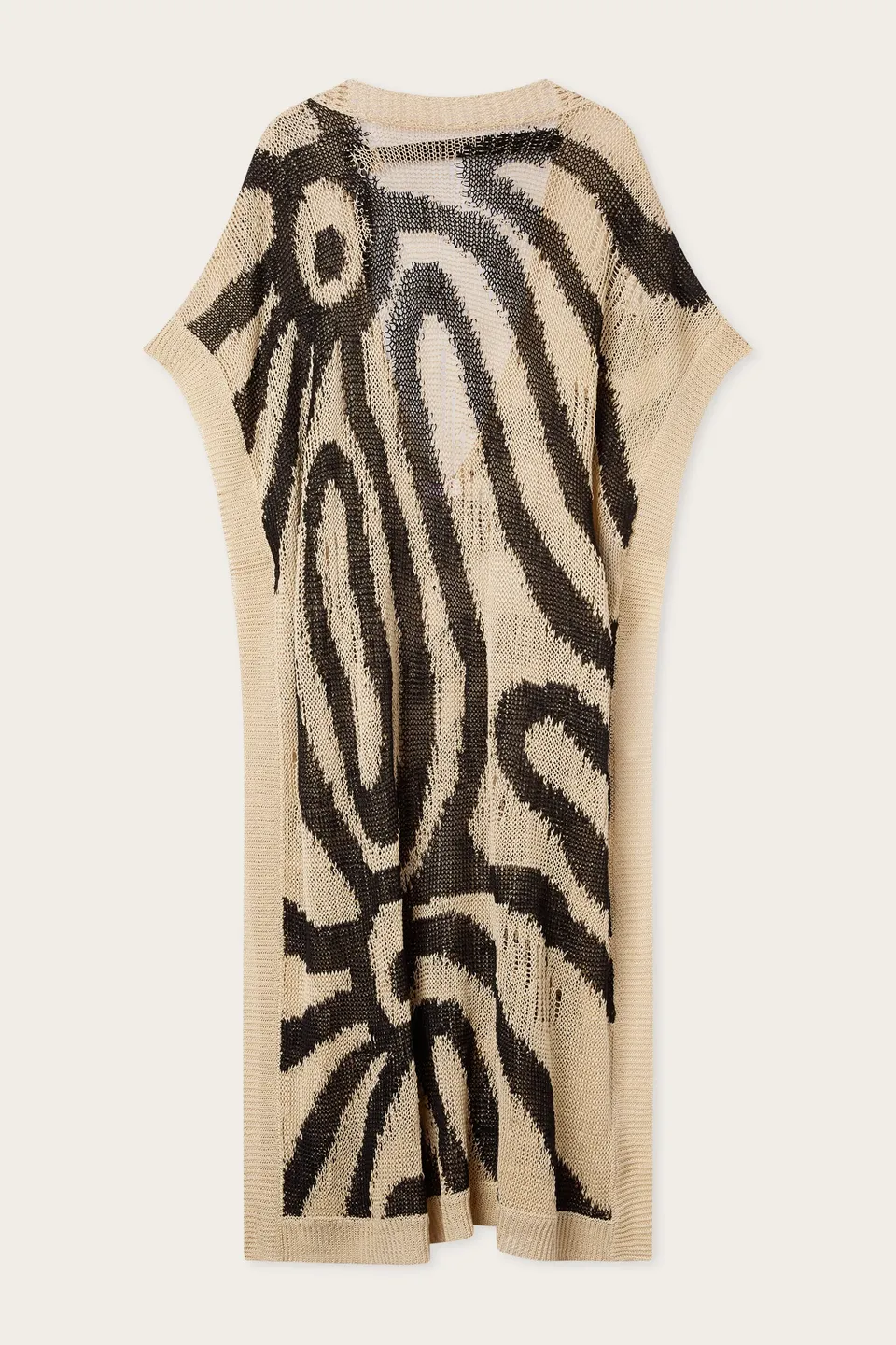 Emilio Pucci Caftano Marmo caftan lin beige
