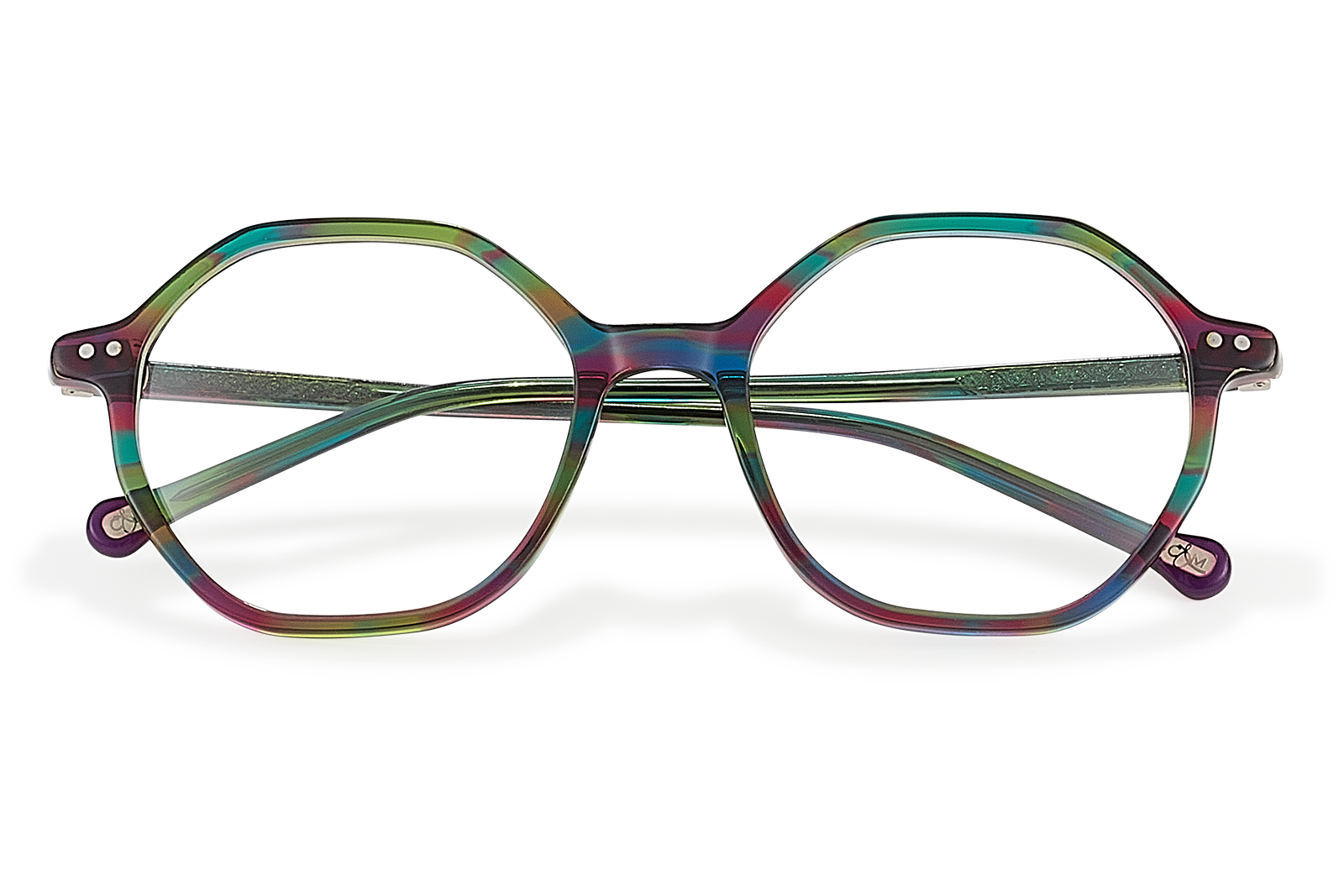 Clémence & Margaux La Réconciliante lunettes de vue Dégradé Brun & Gris