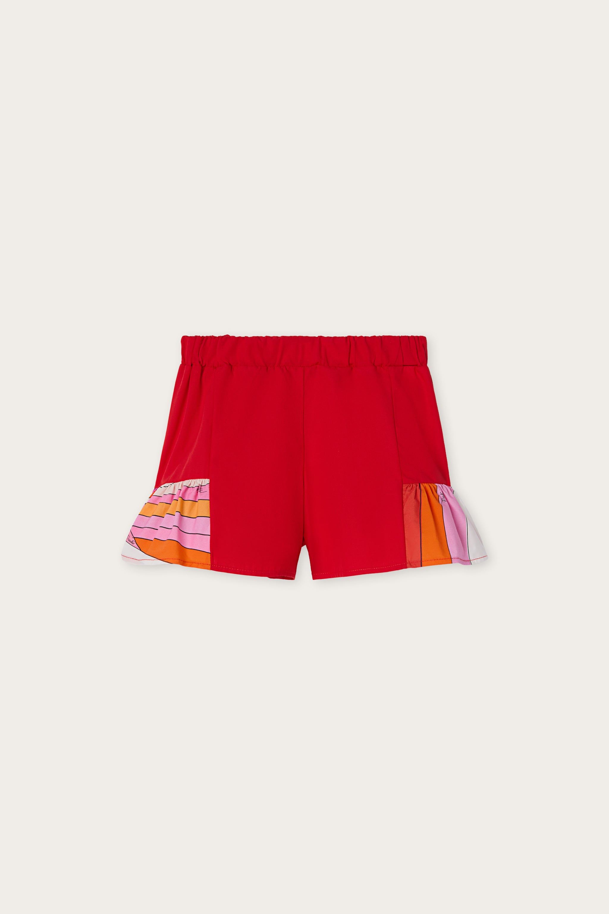 Emilio Pucci Short Bébé Coton Rouge 36M
