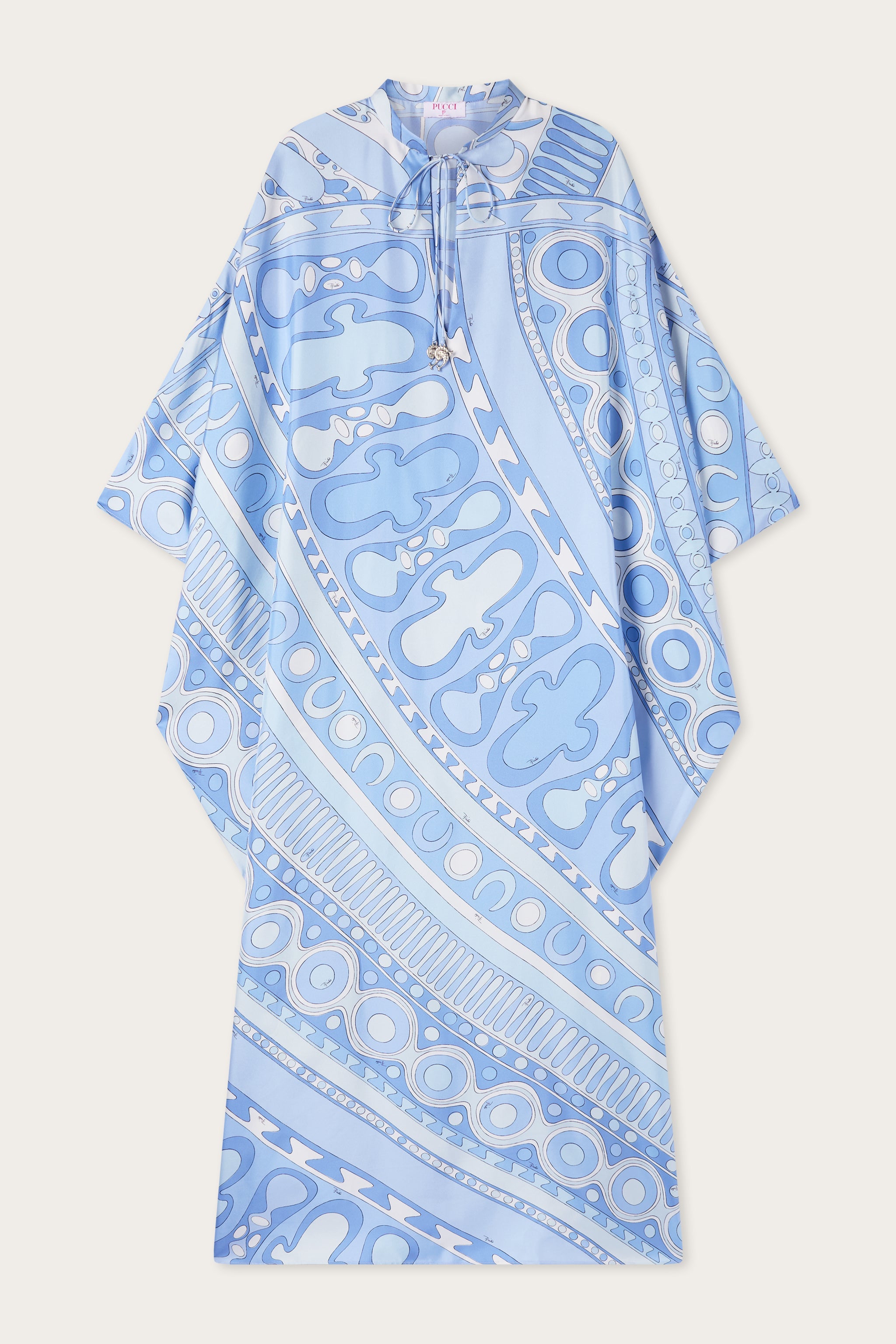 Emilio Pucci Caftano Soleil caftan bleu clair