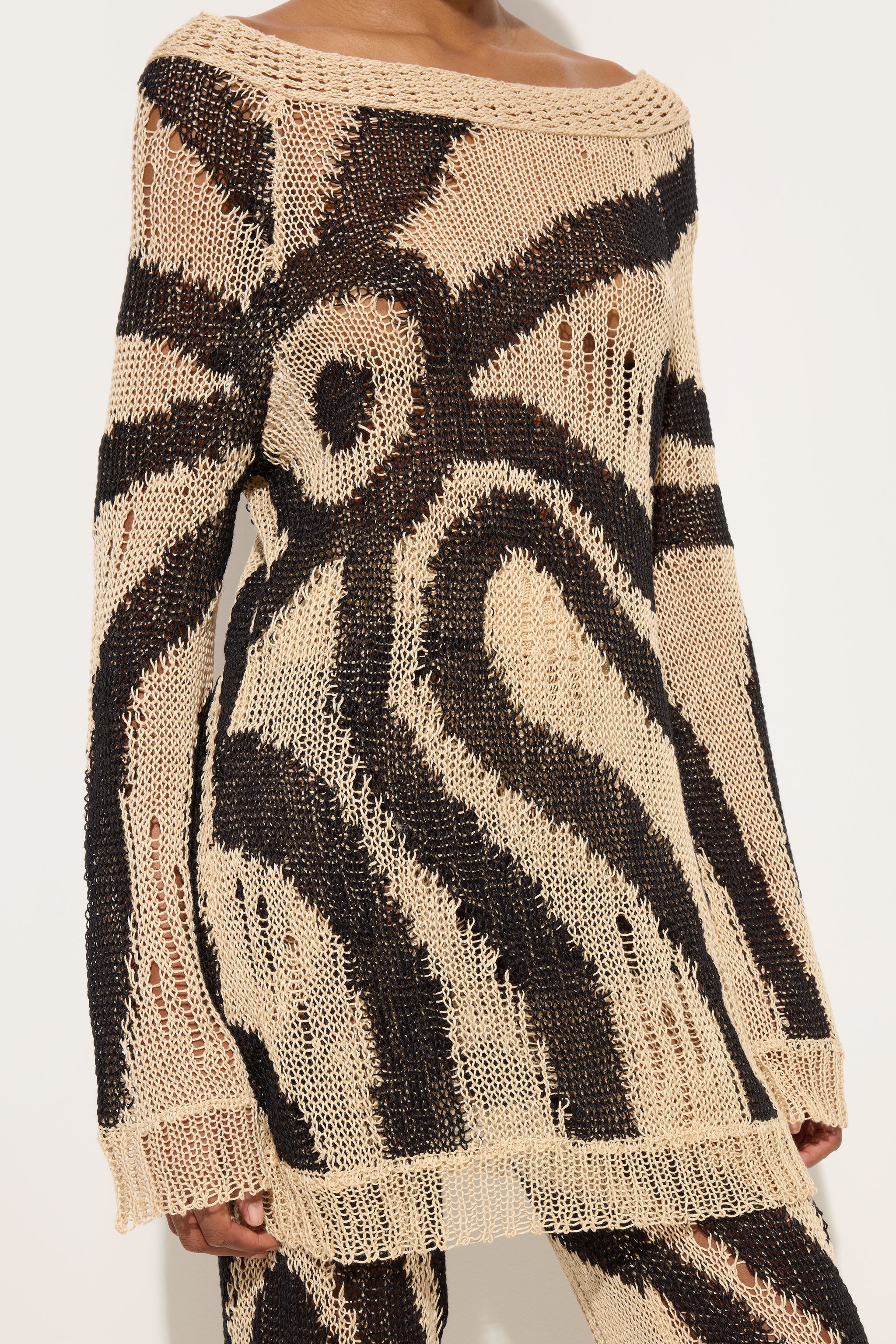 Emilio Pucci Dresses robe en lin marbre corda nero XS