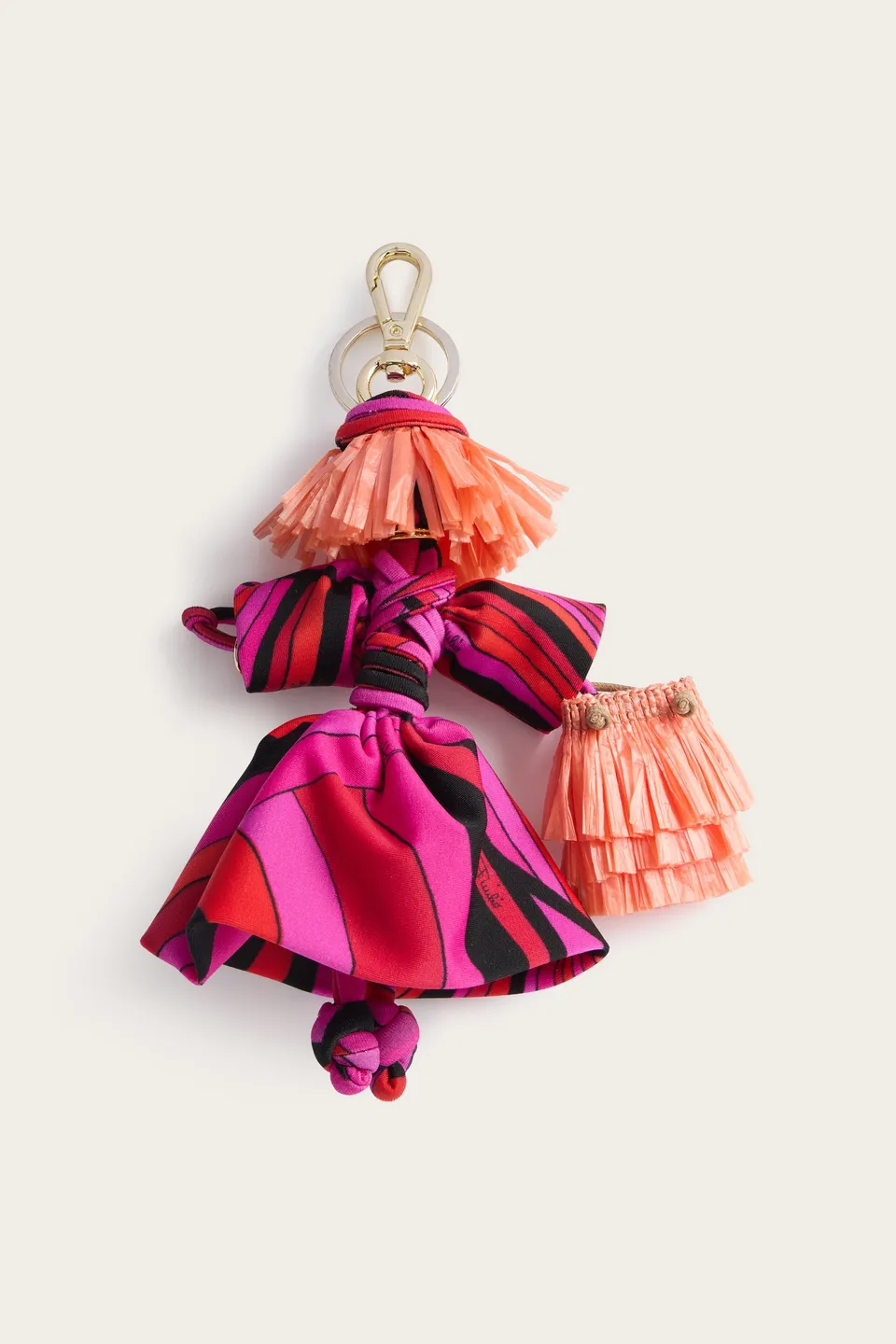 Emilio Pucci Bag Charms charm sac fuchsia iride
