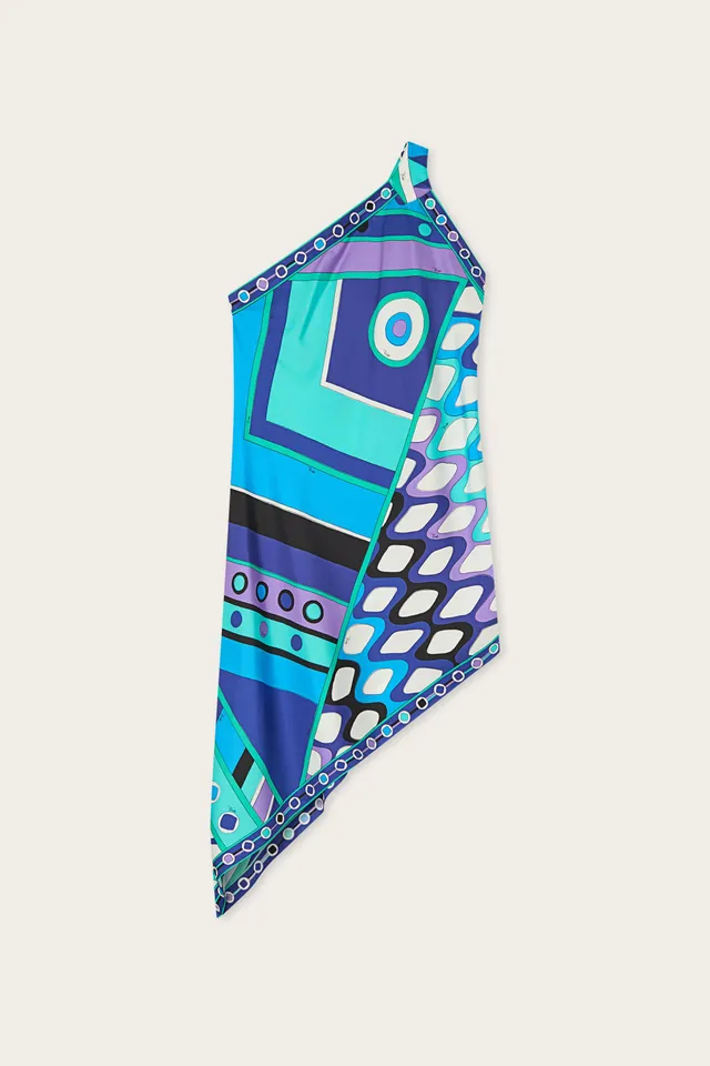Emilio Pucci Dresses 6HRG576H851021 robe soie turquoise