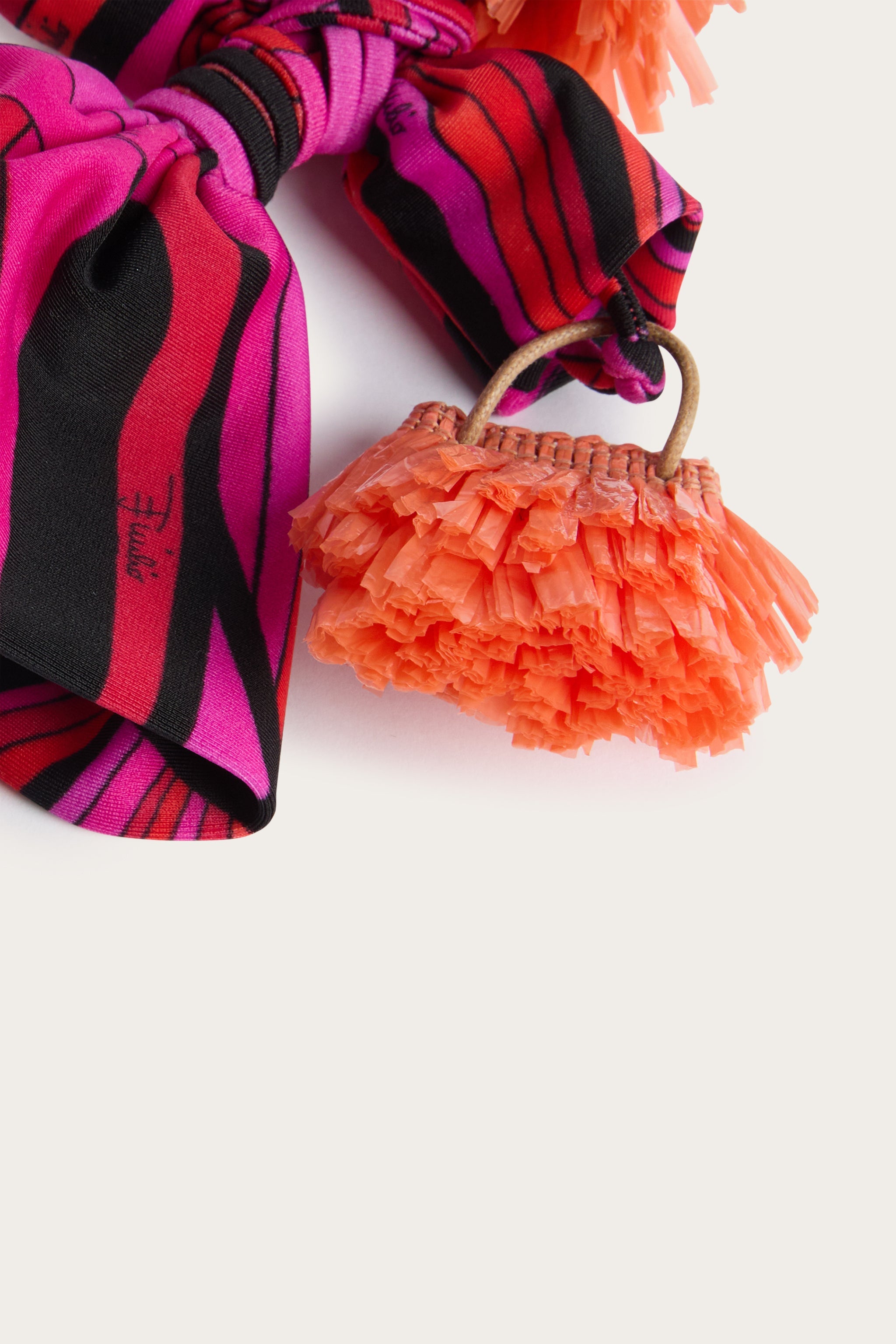 Emilio Pucci Bag Charms charm sac fuchsia iride
