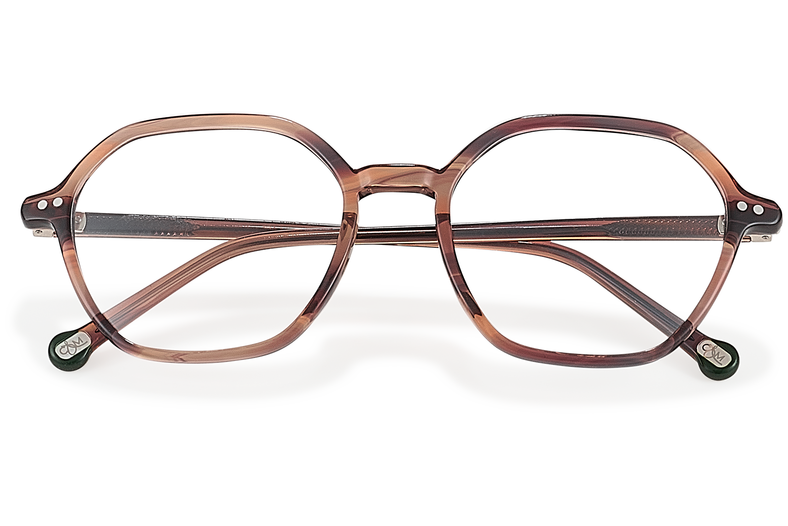 Clémence & Margaux La Danseuse lunettes de vue Brun hexagonale