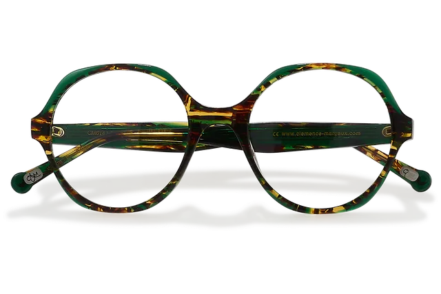 Clémence & Margaux La Divine lunettes de vue noir écaille rond