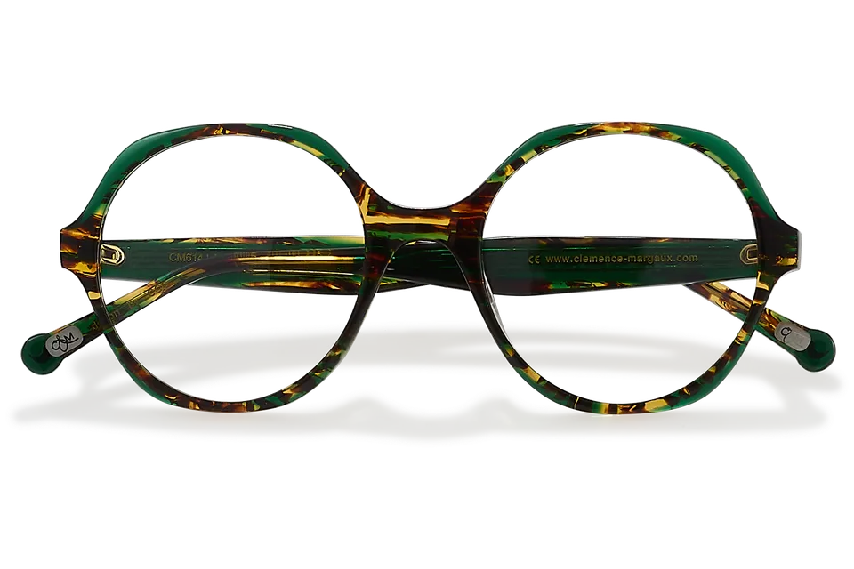 Clémence & Margaux La Divine lunettes de vue noir écaille rond