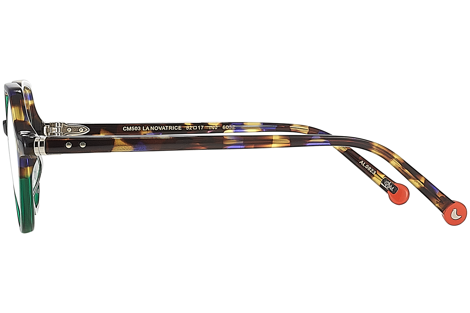 Clémence & Margaux La Novatrice lunettes de vue tonneau noir écaille