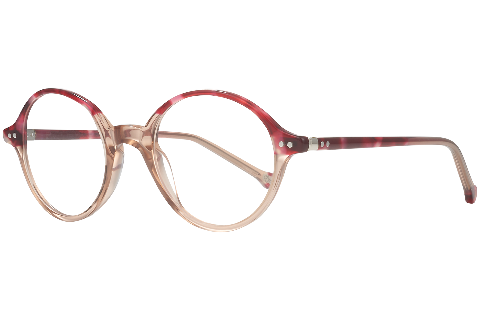 Clémence & Margaux L'Irrésistible lunettes de vue ronde Rose & Rouge
