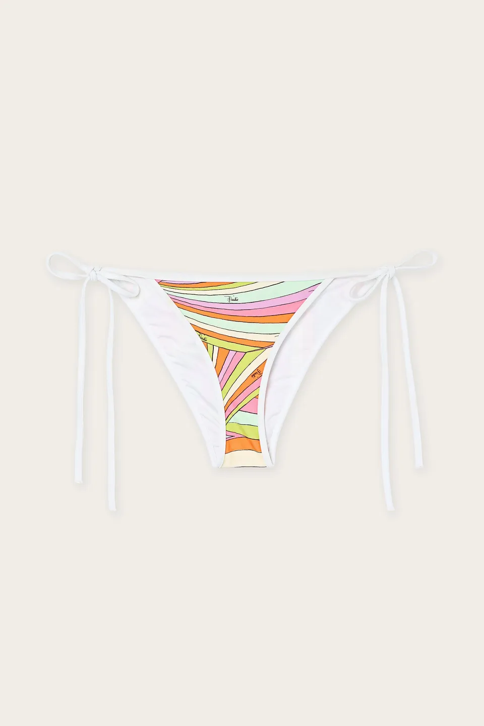 Emilio Pucci Iride slip bikini multicolore lycra