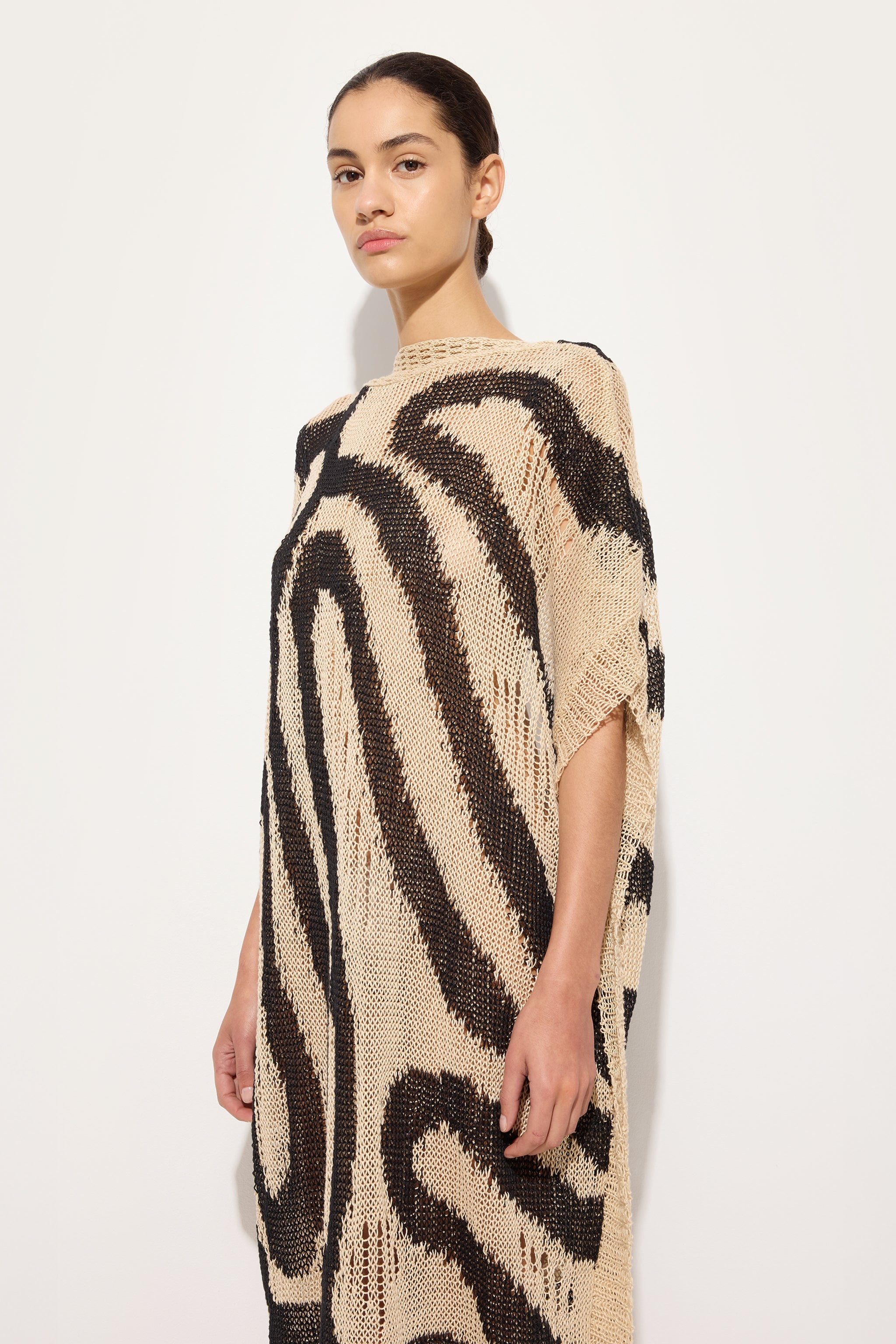 Emilio Pucci Caftano Marmo caftan lin beige