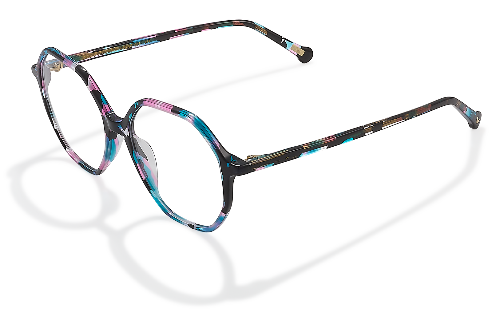Clémence & Margaux Allegria lunettes de vue Moucheté hexagonal