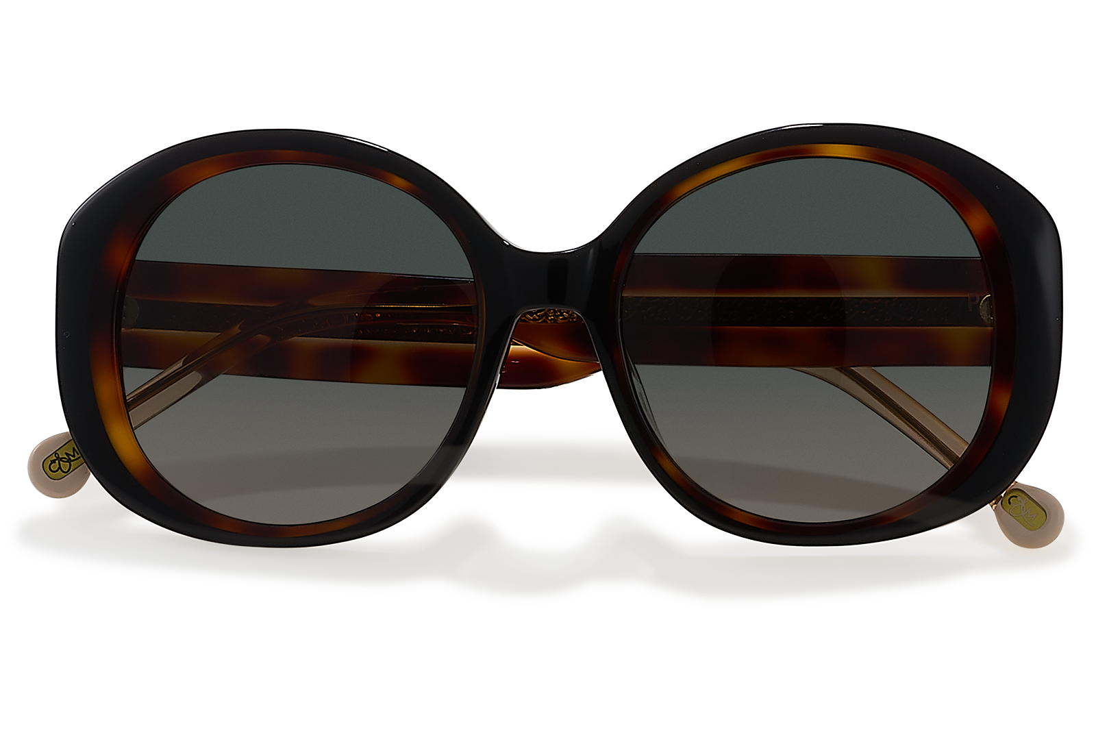 Clémence & Margaux Solaires Anafi lunettes de soleil Marbré Rose polarisé