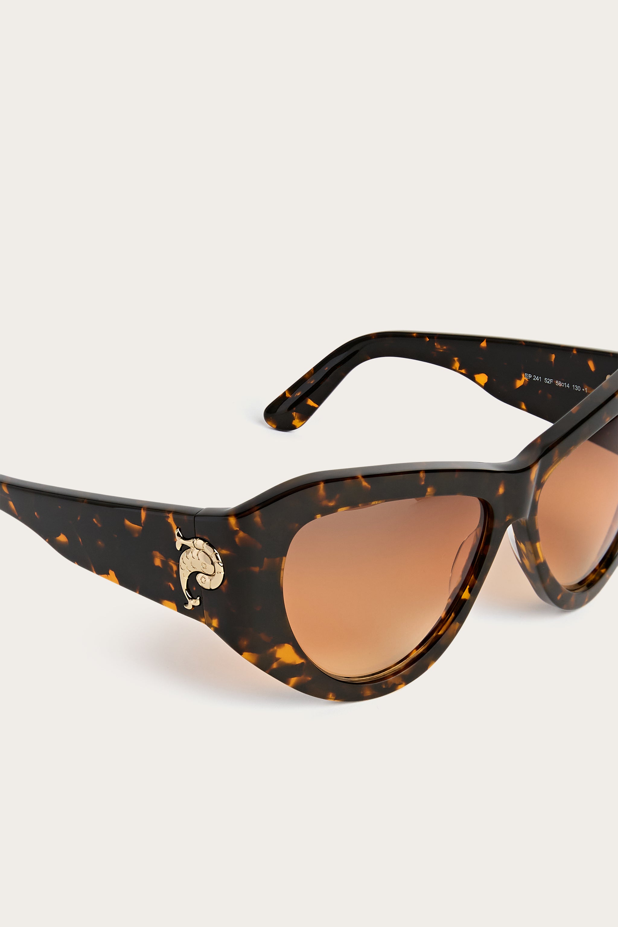 Emilio Pucci Cat-Eye Lunettes soleil havana/marron