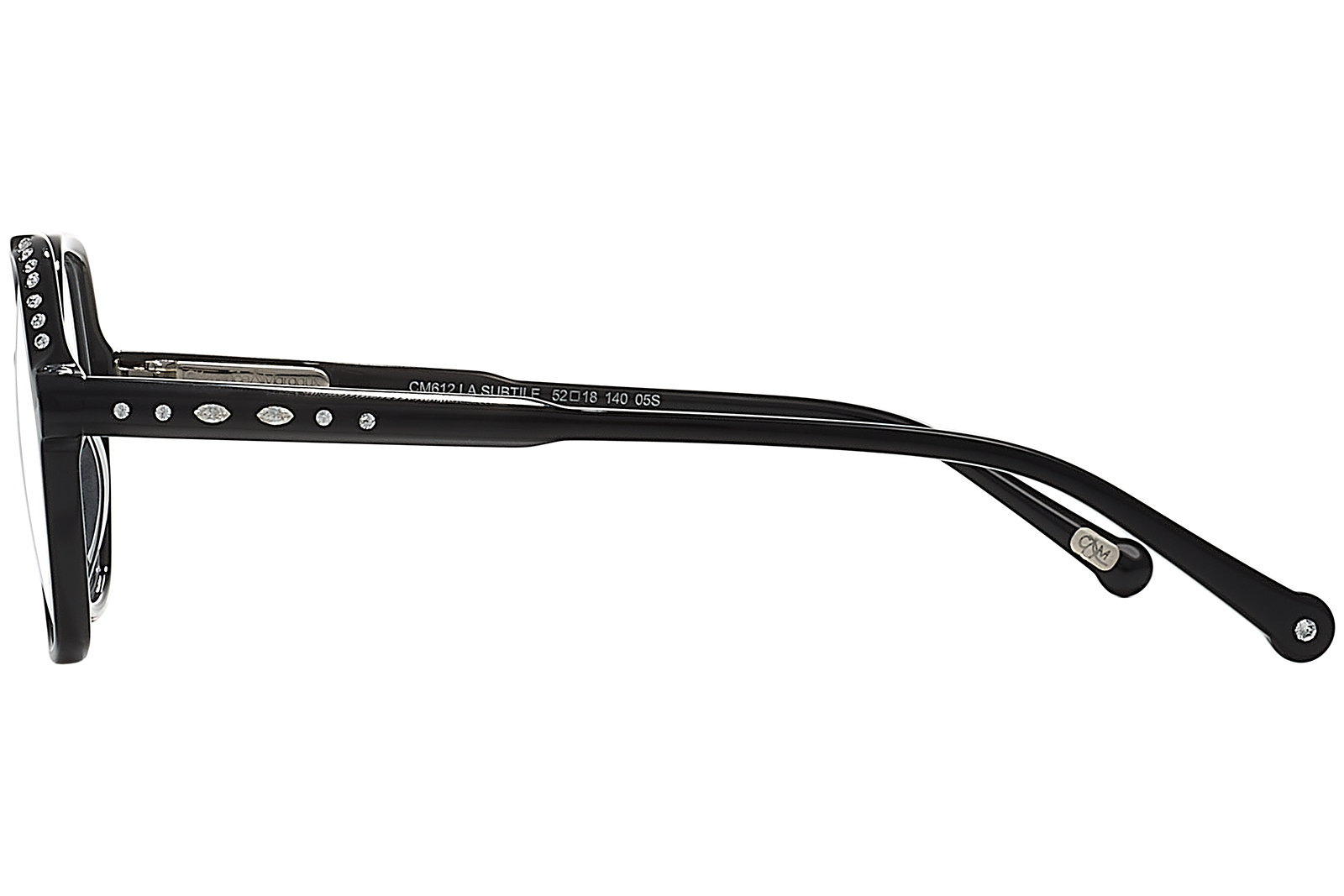 Clémence & Margaux La Subtile lunettes de vue strass carré