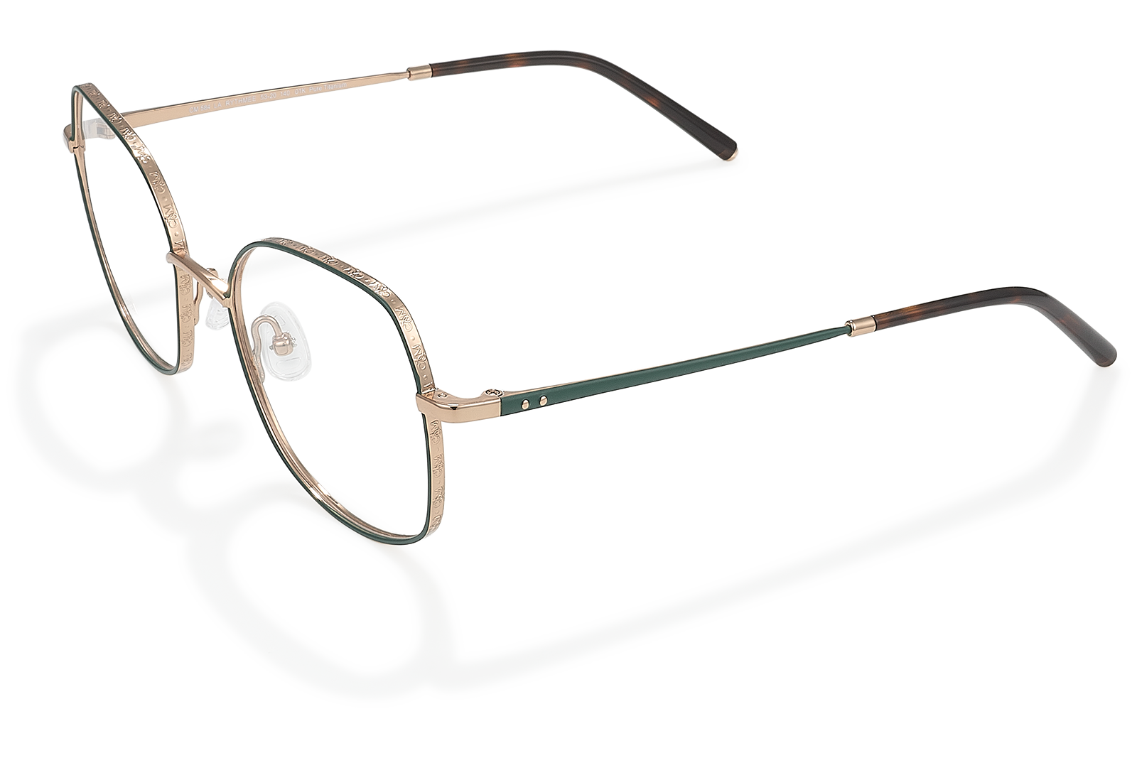 Clémence & Margaux La Rythmée lunettes de vue Doré monture carrée