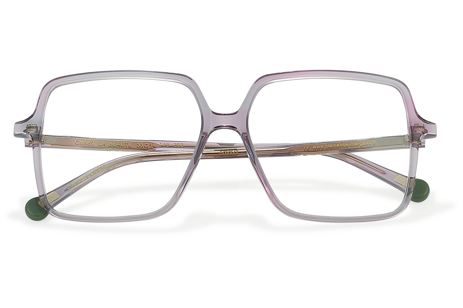 Clémence & Margaux La Beauté lunettes de vue Noir forme carrée