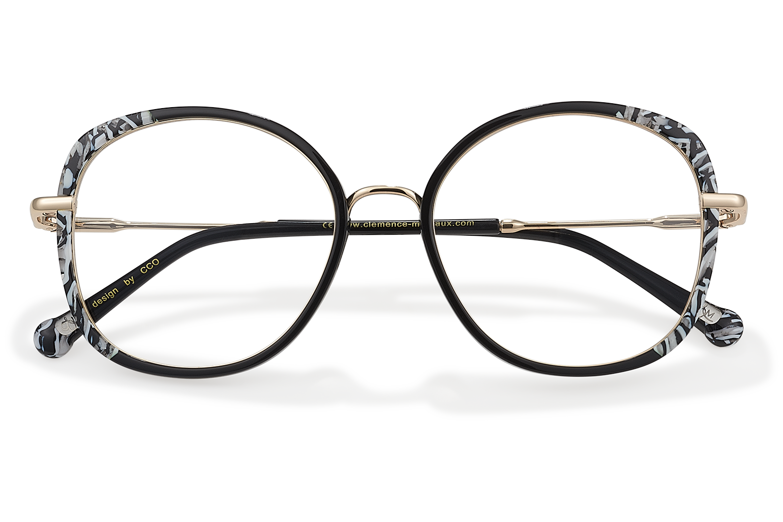 Clémence & Margaux La Frenchie lunettes de vue moucheté brun