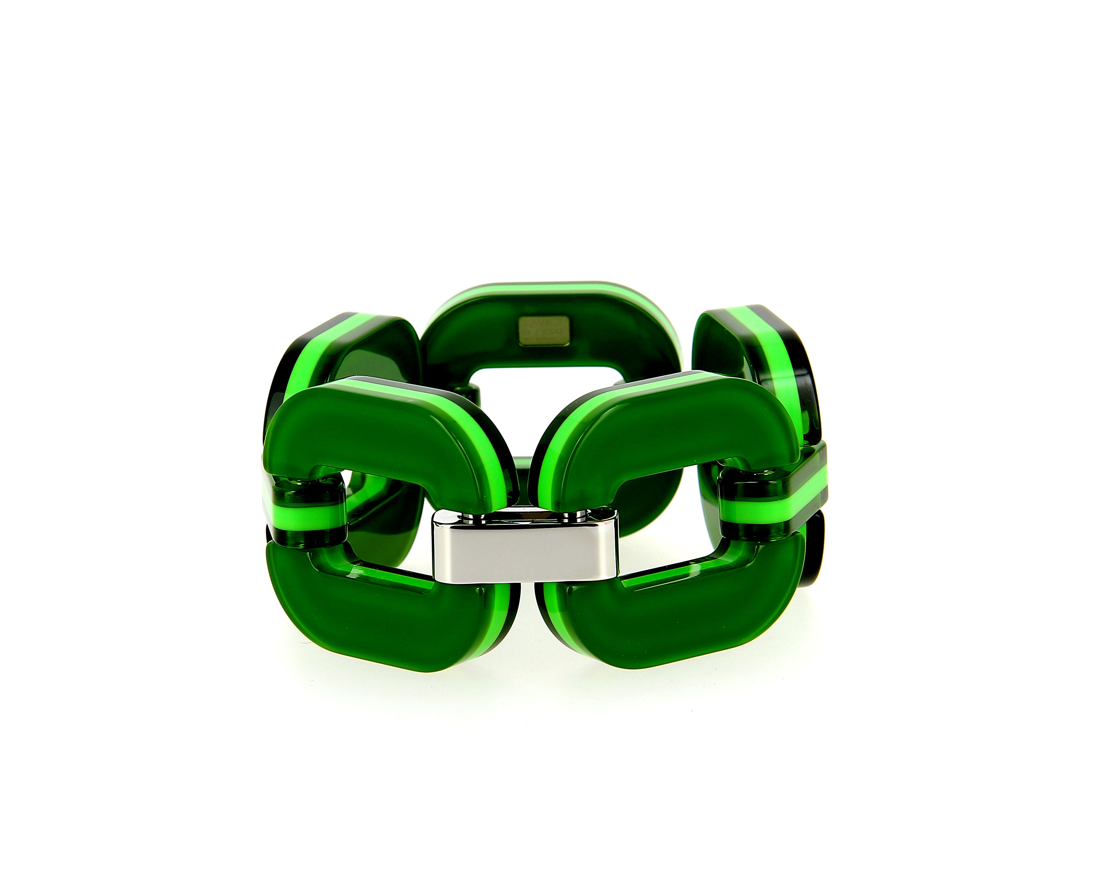 Xavier Derome GO04 gourmette large bracelet acétate