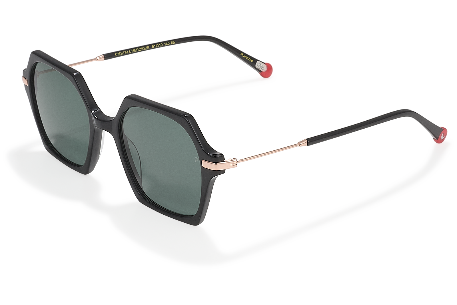 Clémence & Margaux L'Héroïque lunettes de soleil moucheté bleu orange
