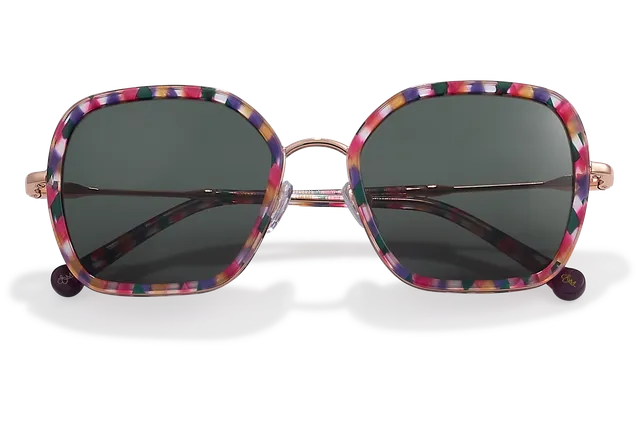 Clémence & Margaux La Jolie Dame lunettes de soleil moucheté bleu brun