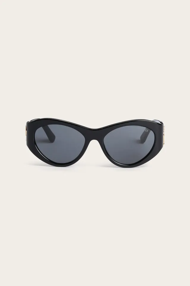 Emilio Pucci Cat-Eye lunettes de soleil noir fumé