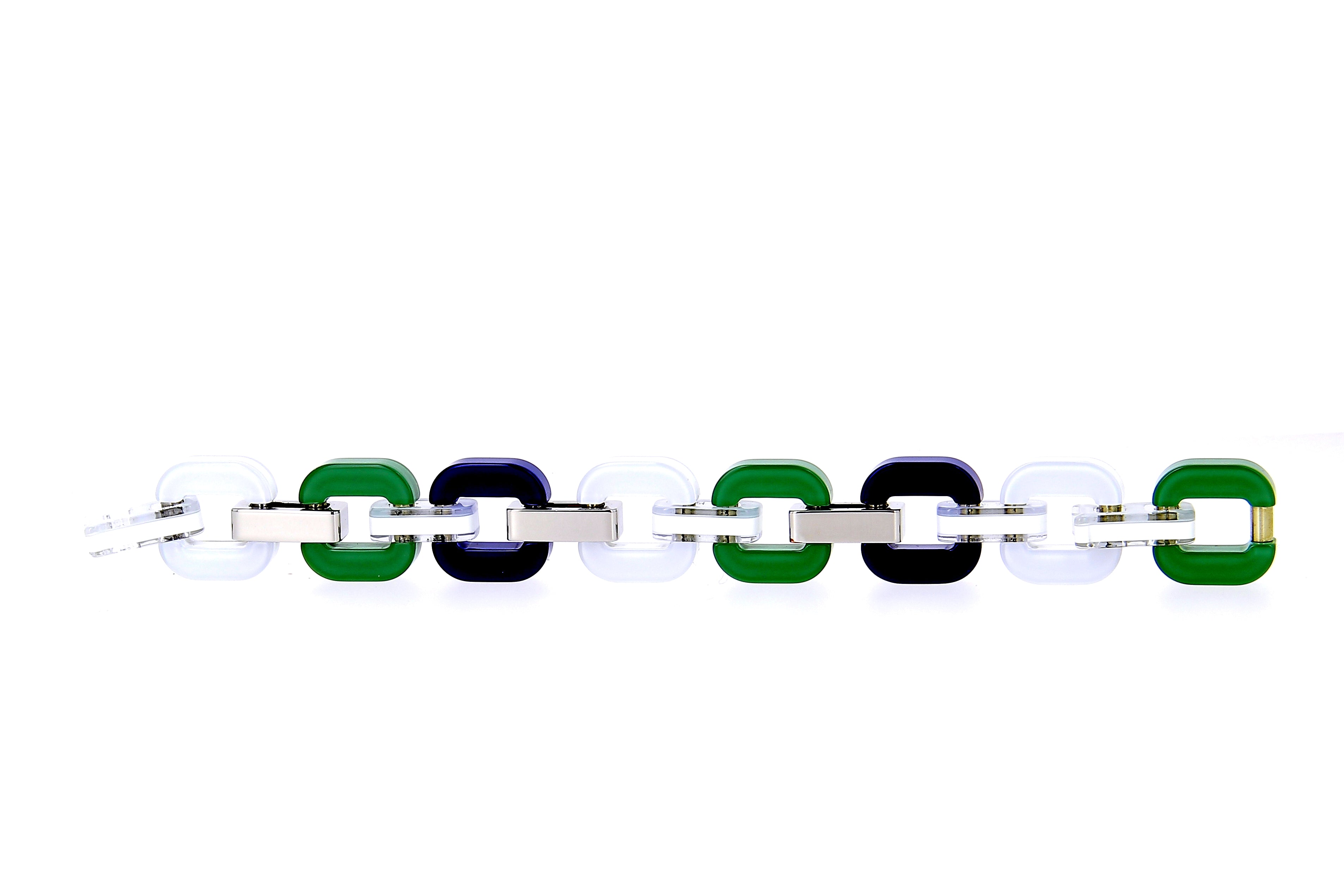 Xavier Derome Gourmettes Medium GO02 MB chaîne multicolore