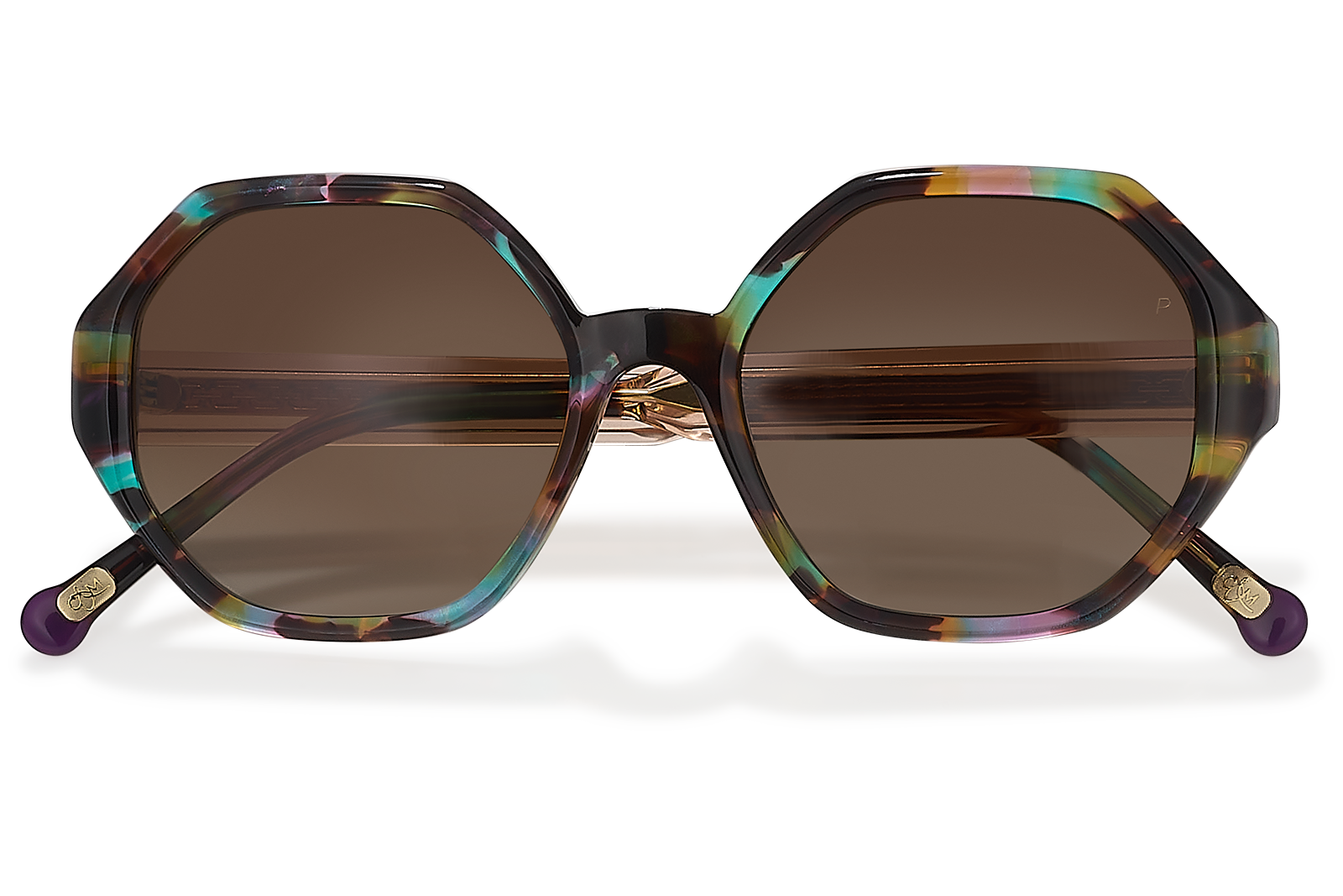 Clémence & Margaux La Palm-Beach lunettes de soleil cristal