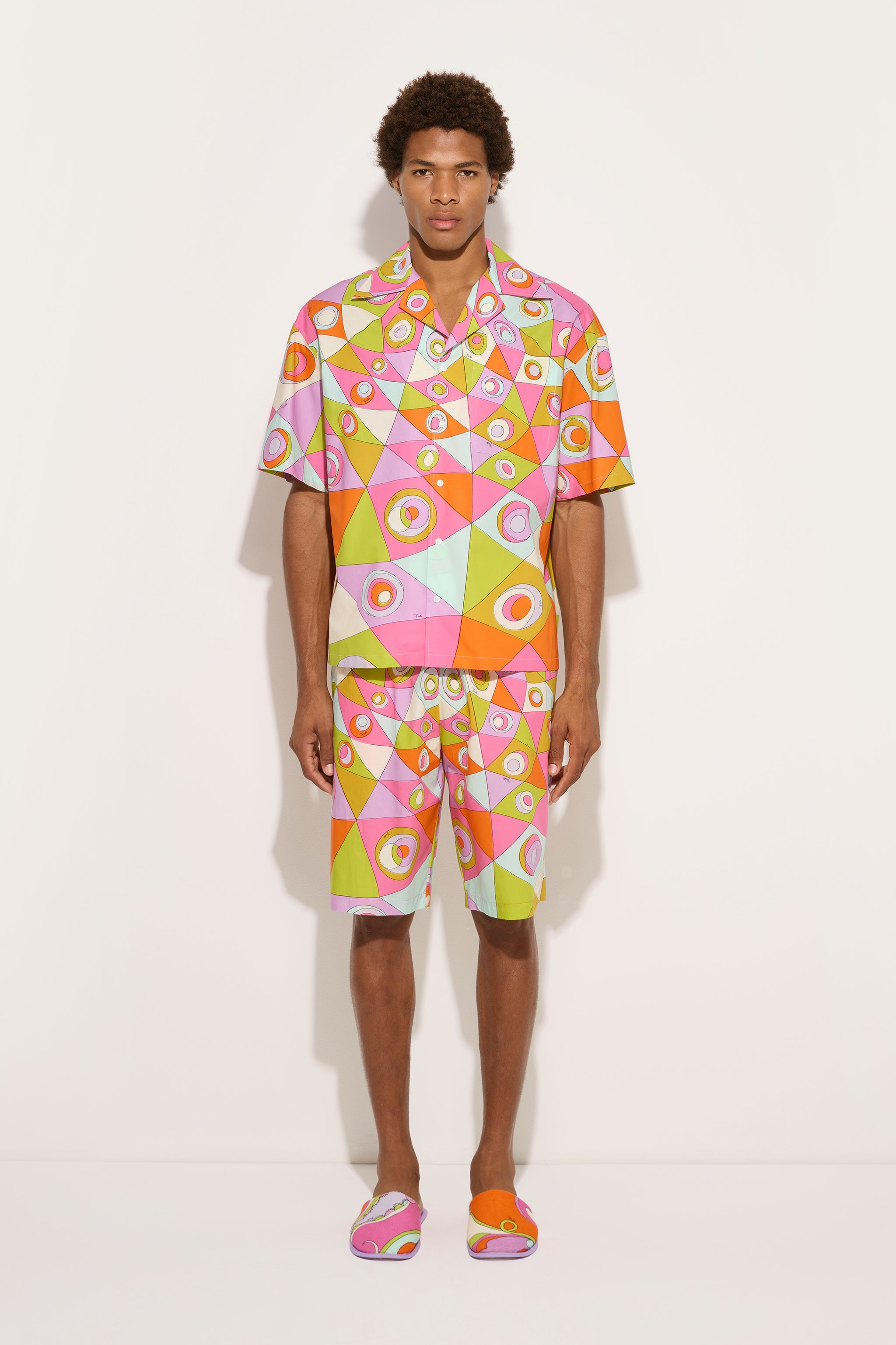 Emilio Pucci PANTS shorts coton multicolore homme M