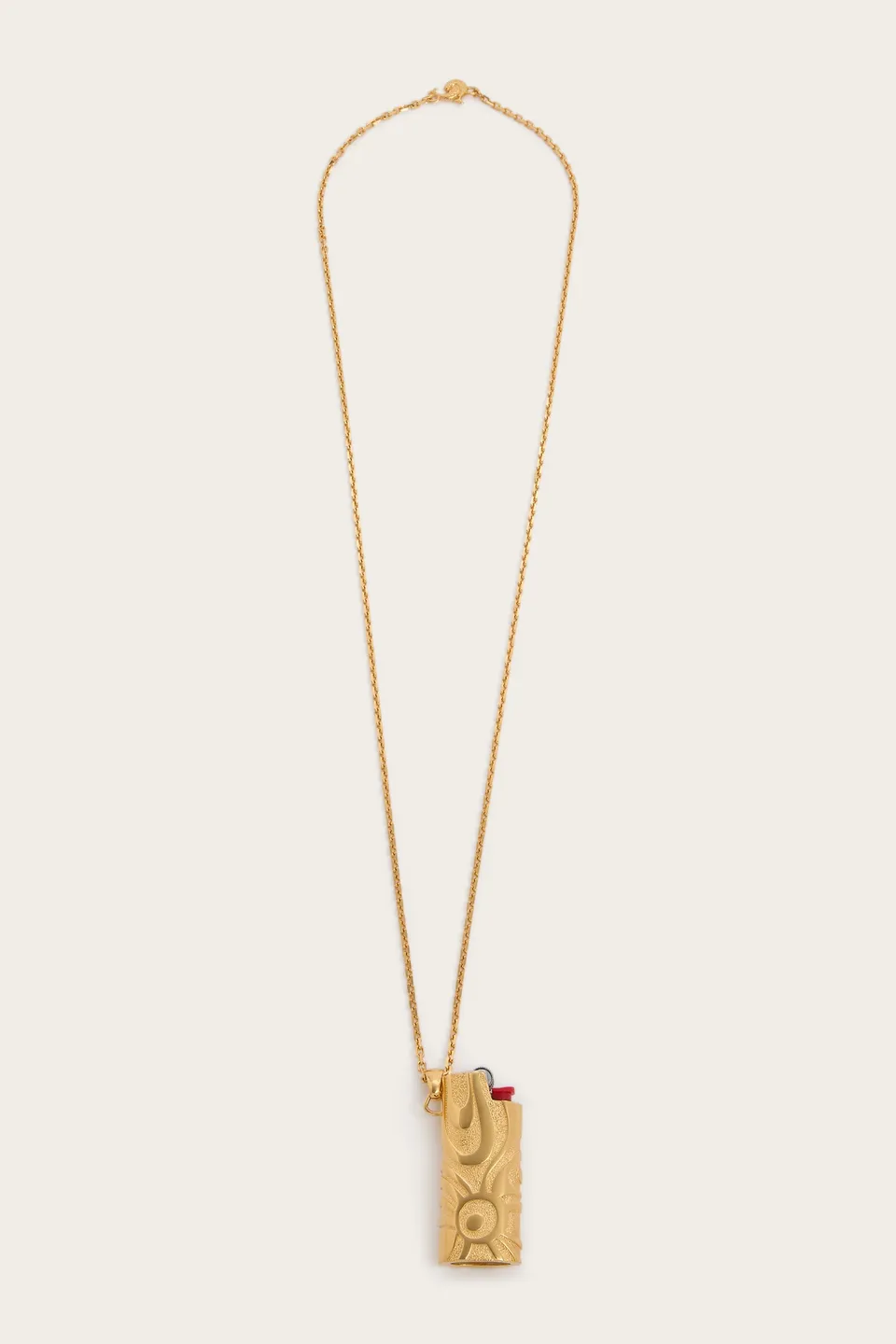 Emilio Pucci Jewellery Collier Porte Briquet Gold OS