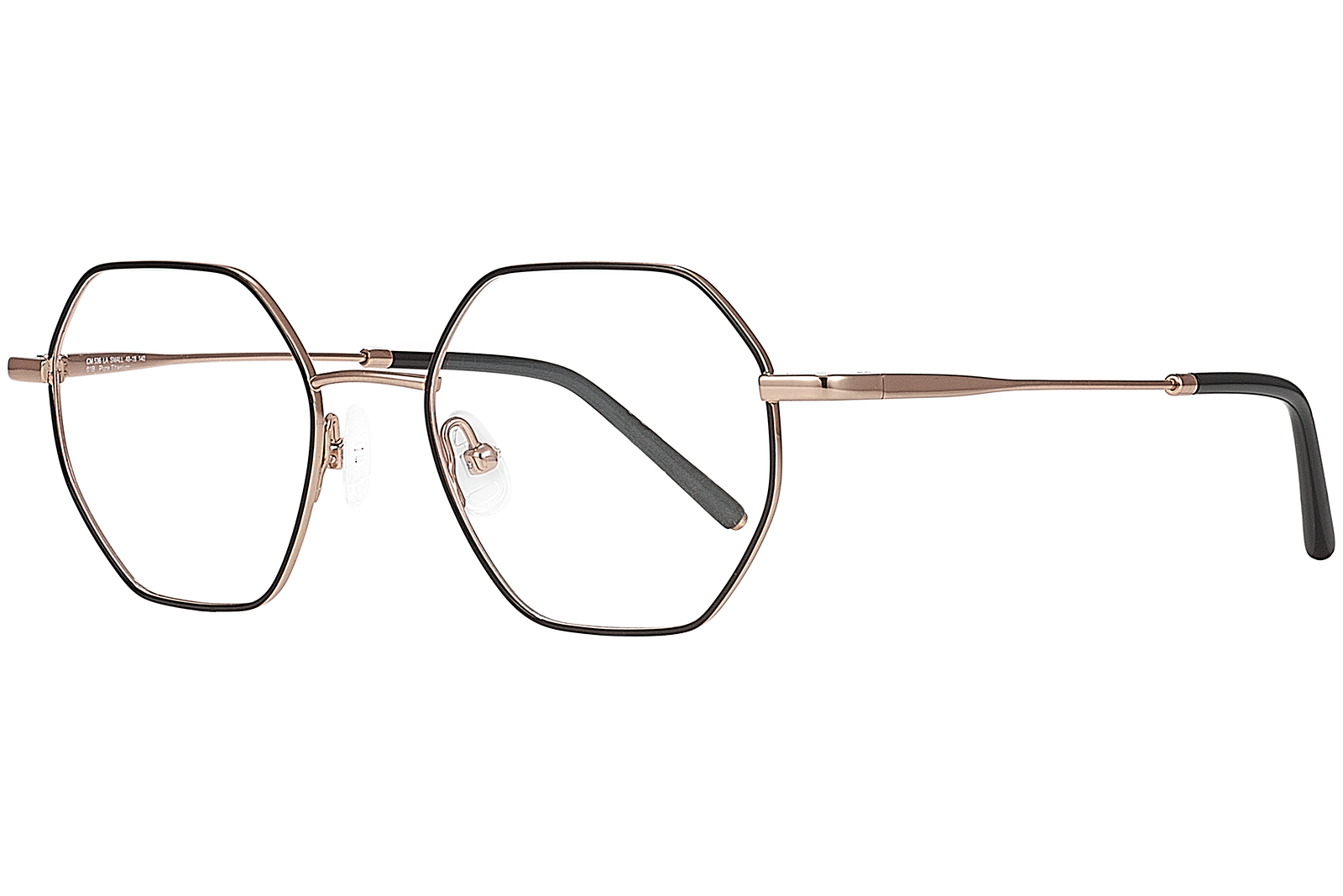 Clémence & Margaux La Small lunettes de vue Doré hexagonale