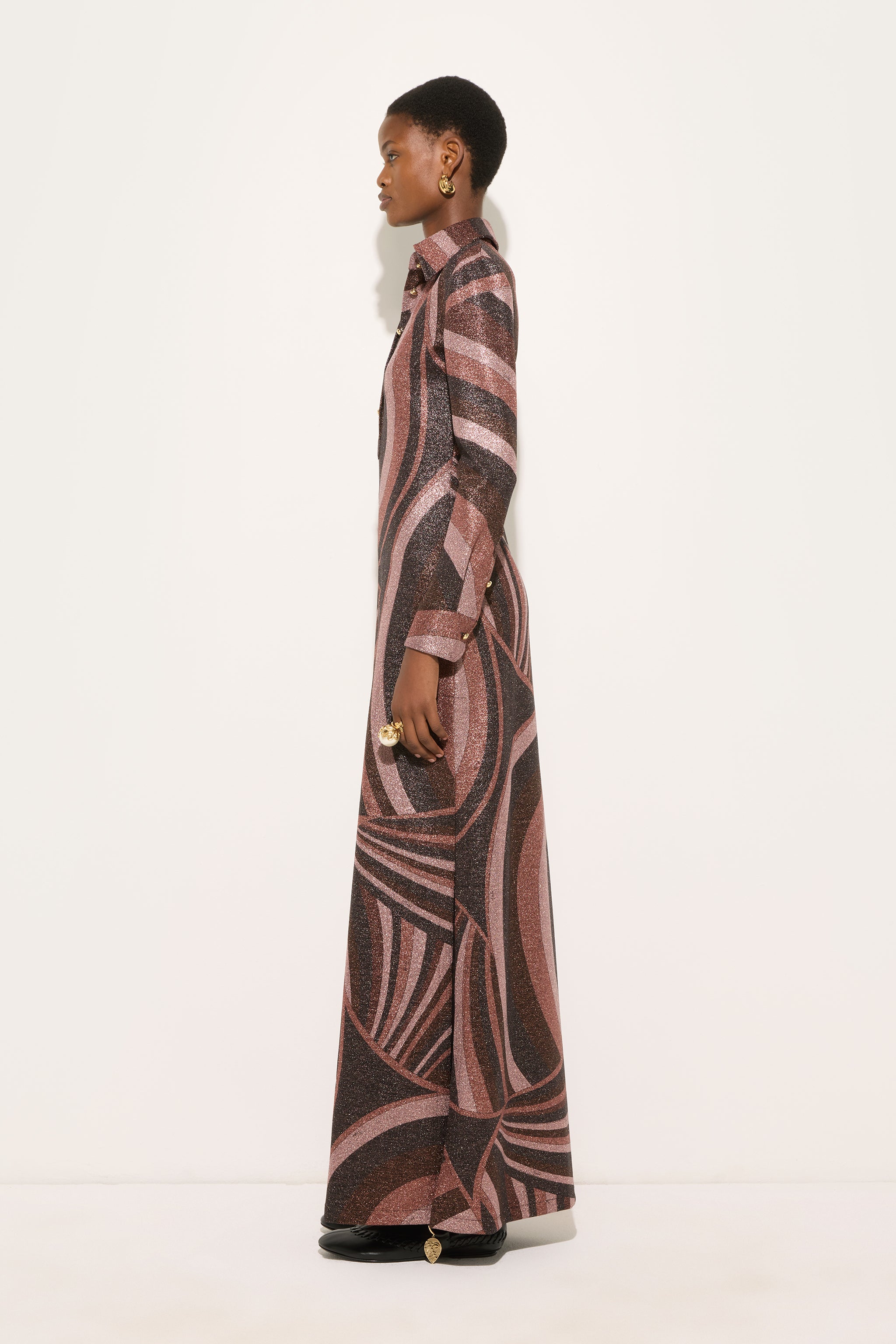 Emilio Pucci Dresses 6UJI656U867011 robe lurex bordeaux