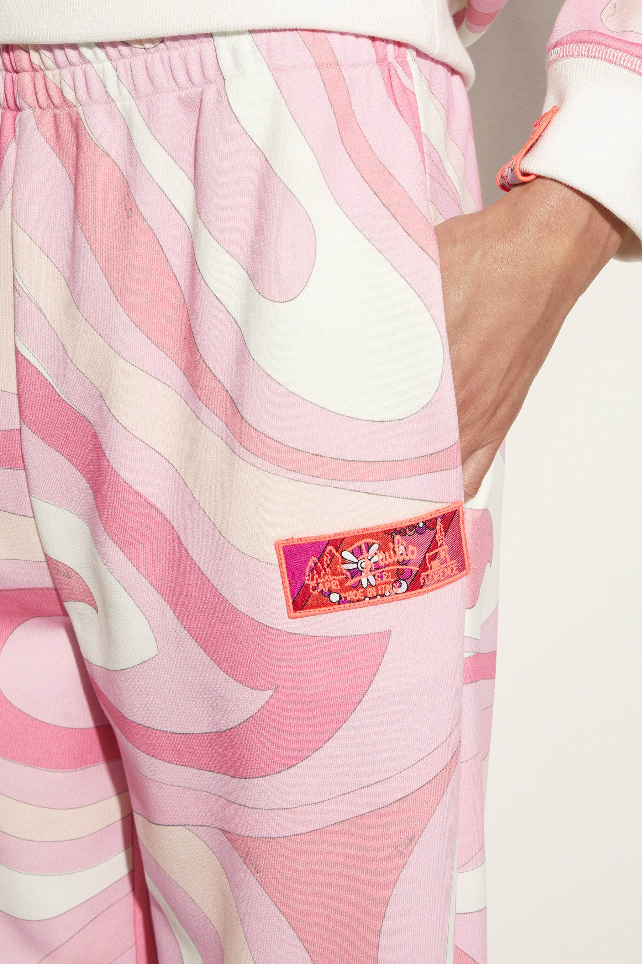 Emilio Pucci Pants joggers Marmo rose molleton