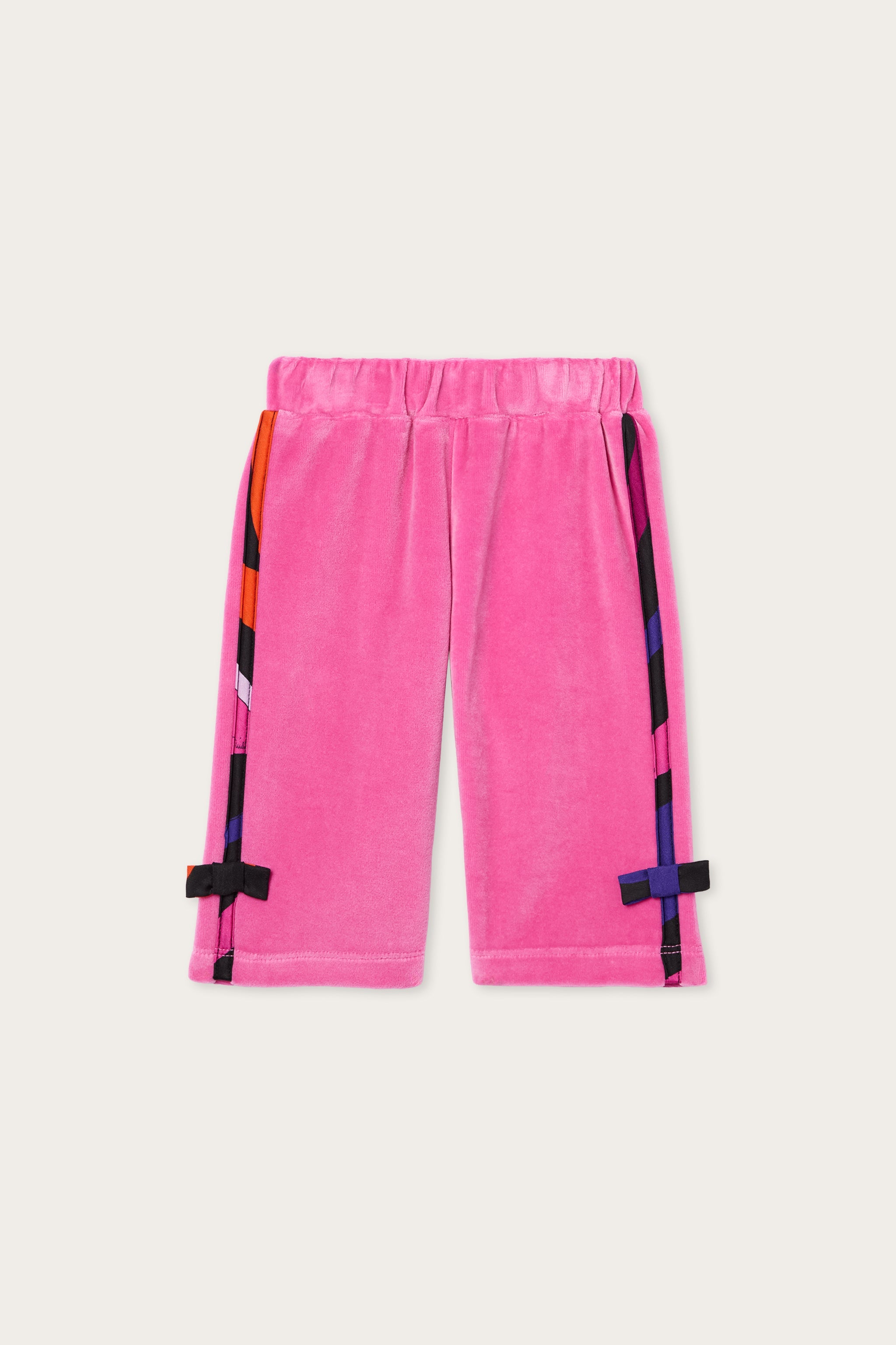 Emilio Pucci Pants jogger bébé chenille fuchsia