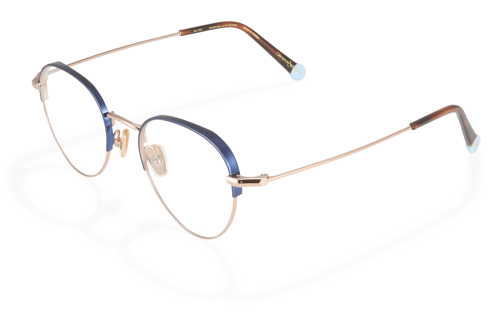 Clémence & Margaux La Coréenne lunettes de vue Doré pantos