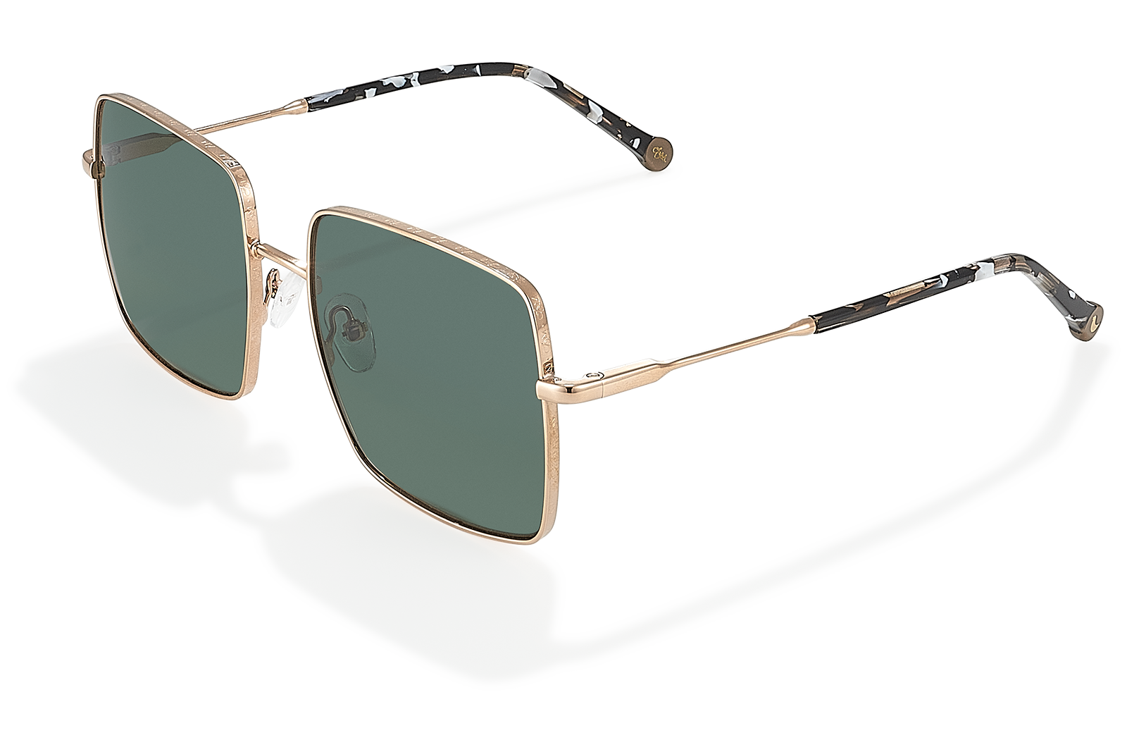 Clémence & Margaux La Folie Douce lunettes de soleil doré