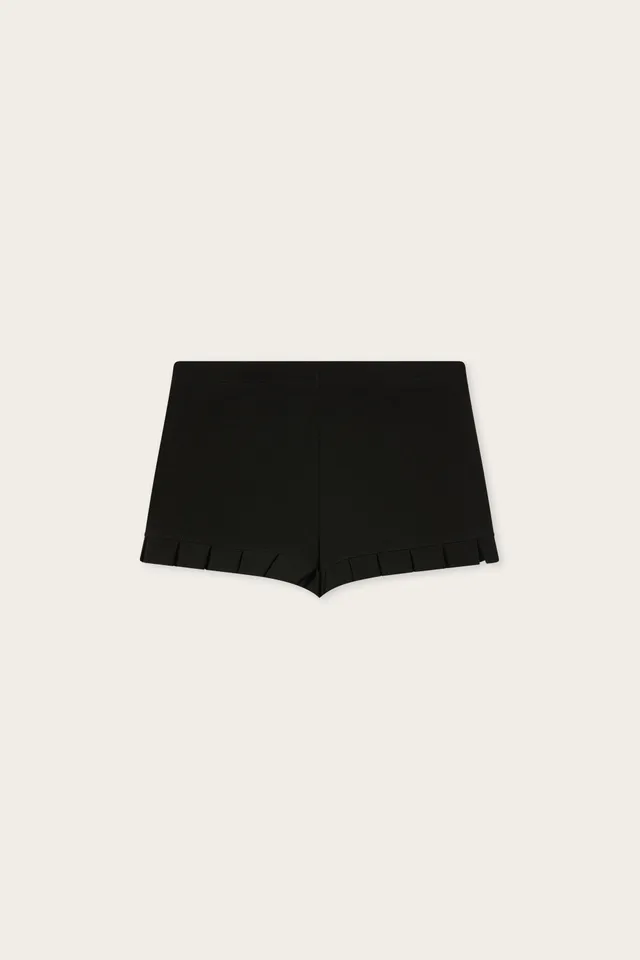Emilio Pucci Short Noir Compact Jersey Femme Noir Bloomer