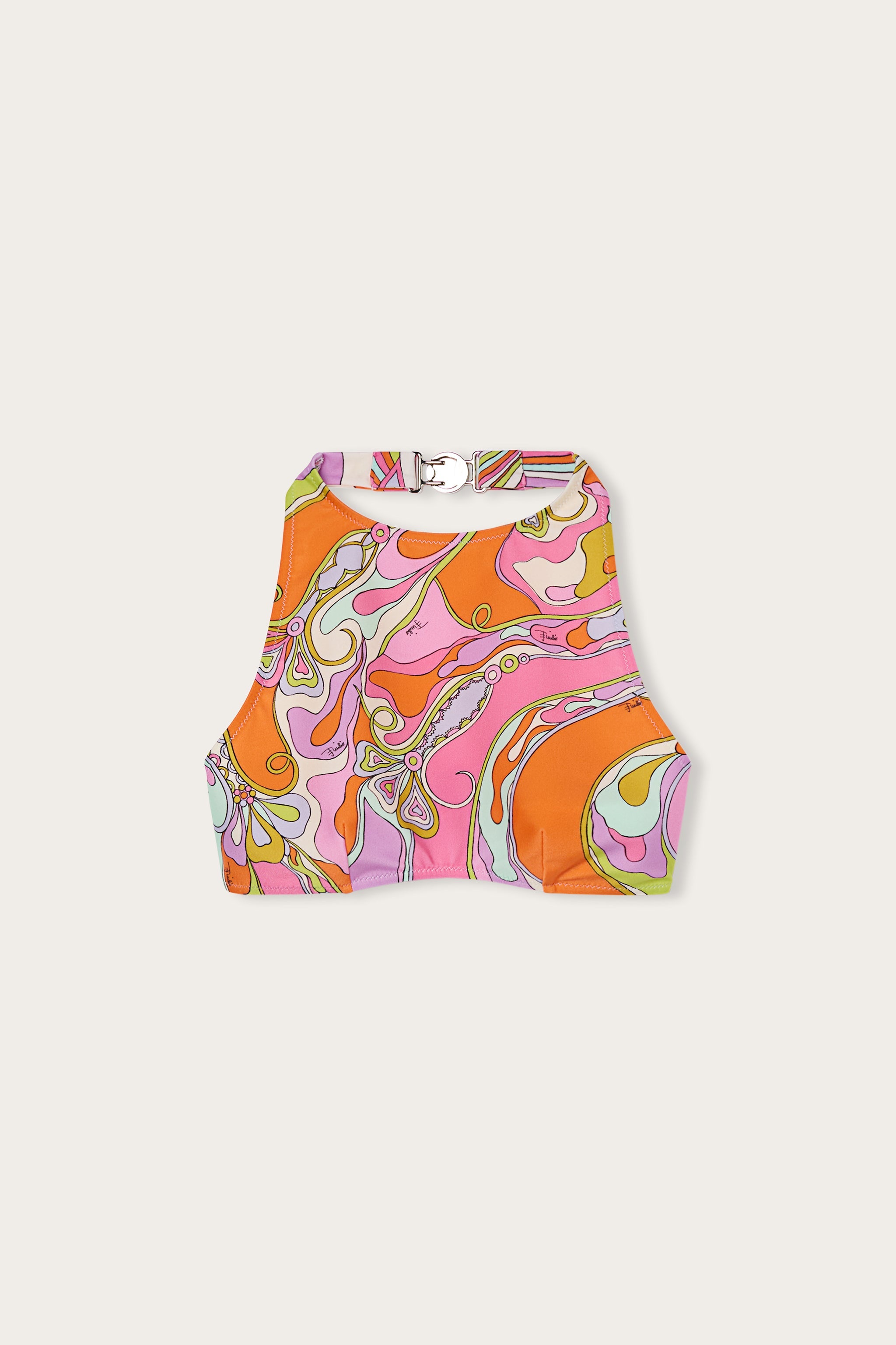 Emilio Pucci Bikini Orchidee haut multicolore XS