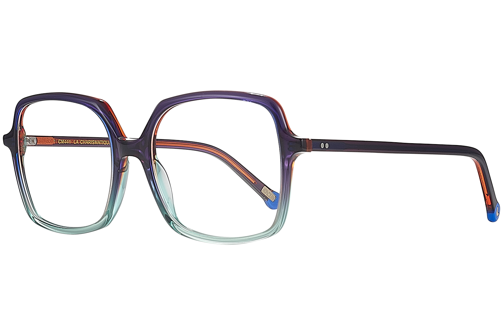 Clémence & Margaux La Charismatique lunettes de vue dégradé brun cristal