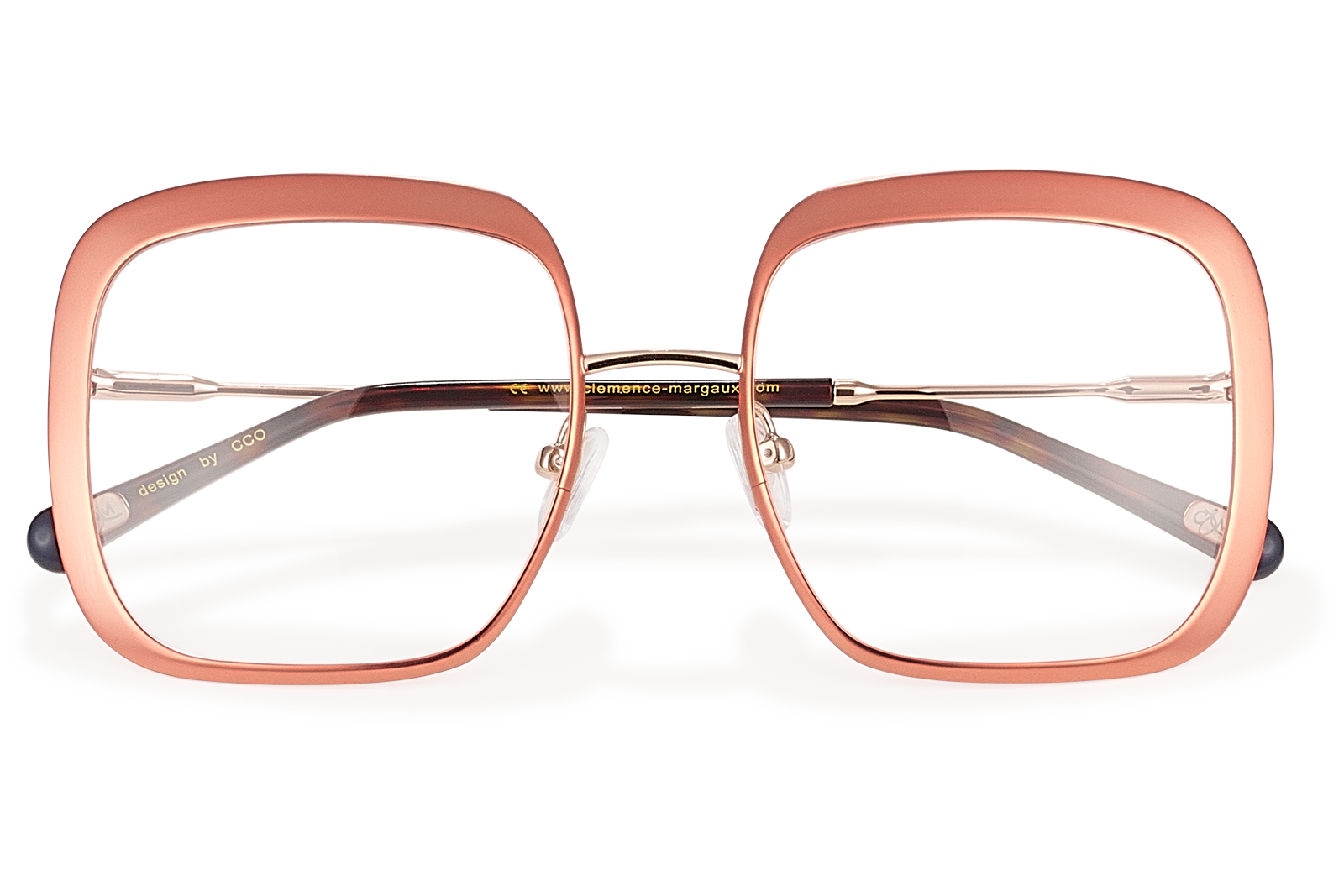 Clémence & Margaux Adèle lunettes de vue Rose femme carrée