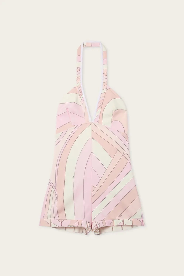Emilio Pucci DRESSES 6HJG066H927054 combinaison rose nude 38