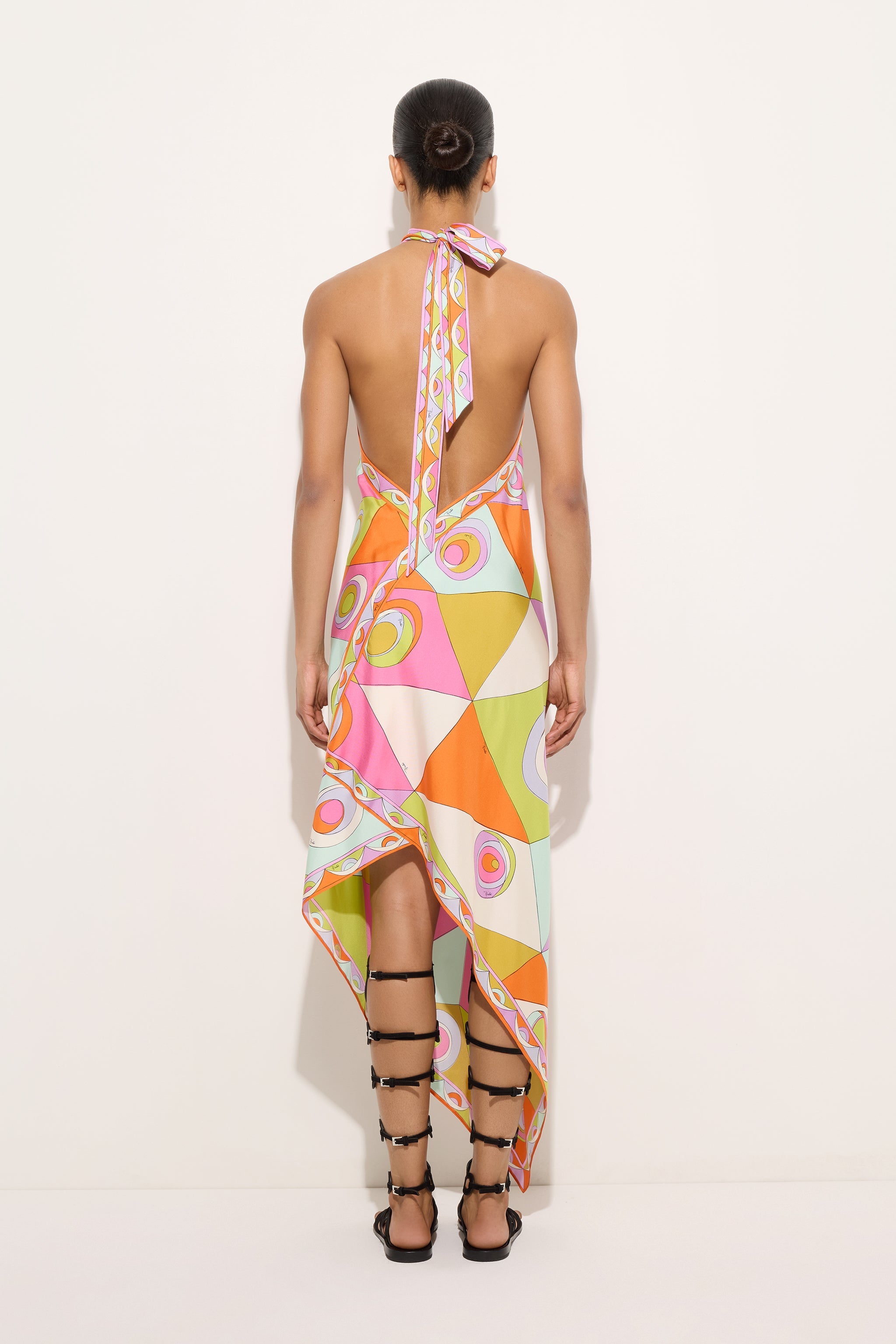 Emilio Pucci Dresses robe soie Occhi multicolore
