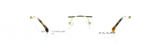 Filium FI 2002 Doré lunettes de vue monture métal
