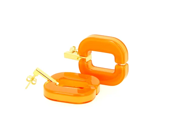 Xavier Derome BO 01 C106 boucles d'oreilles acétate
