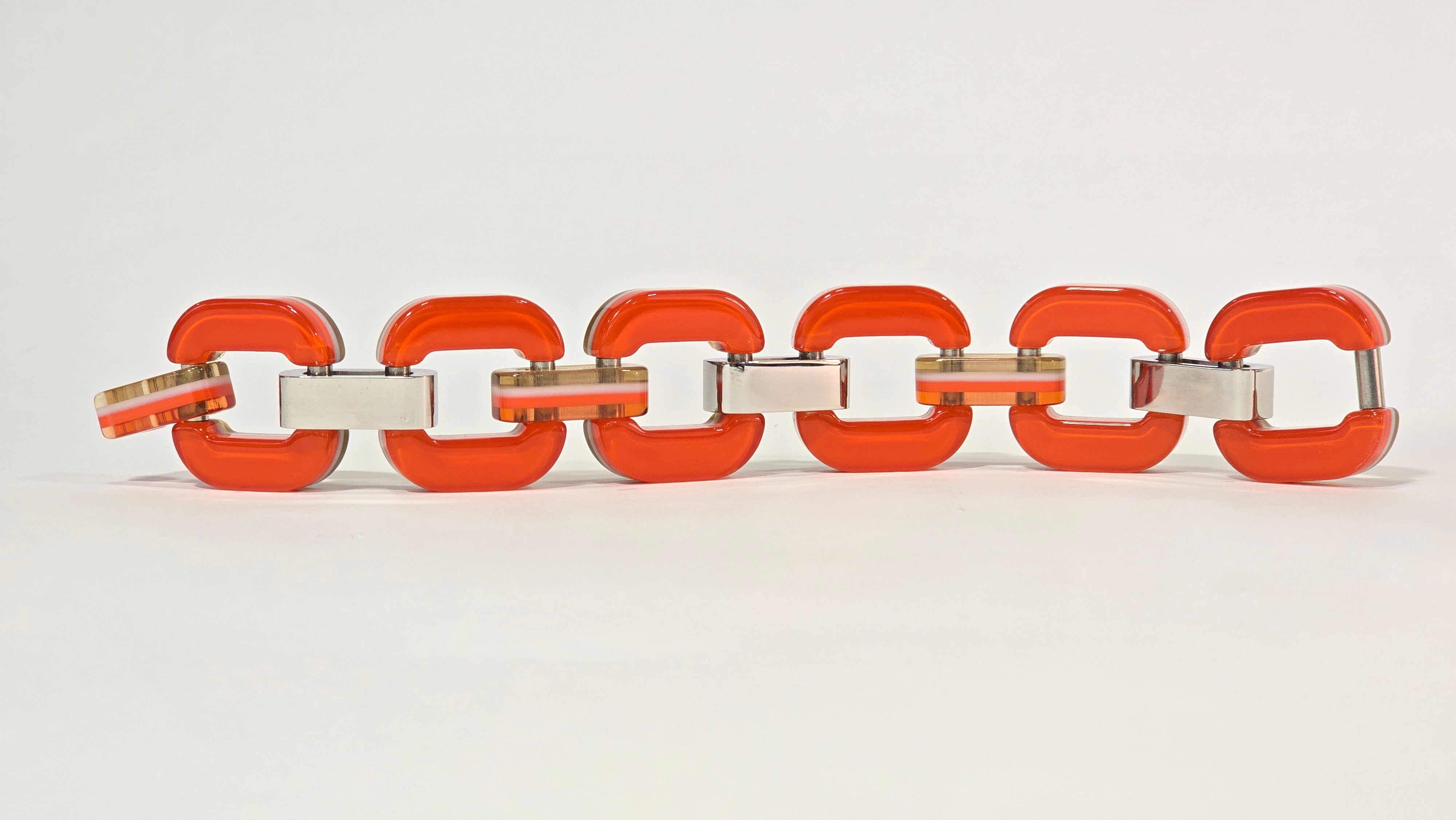 Xavier Derome GO-01-C-282 bracelet gourmette small corne