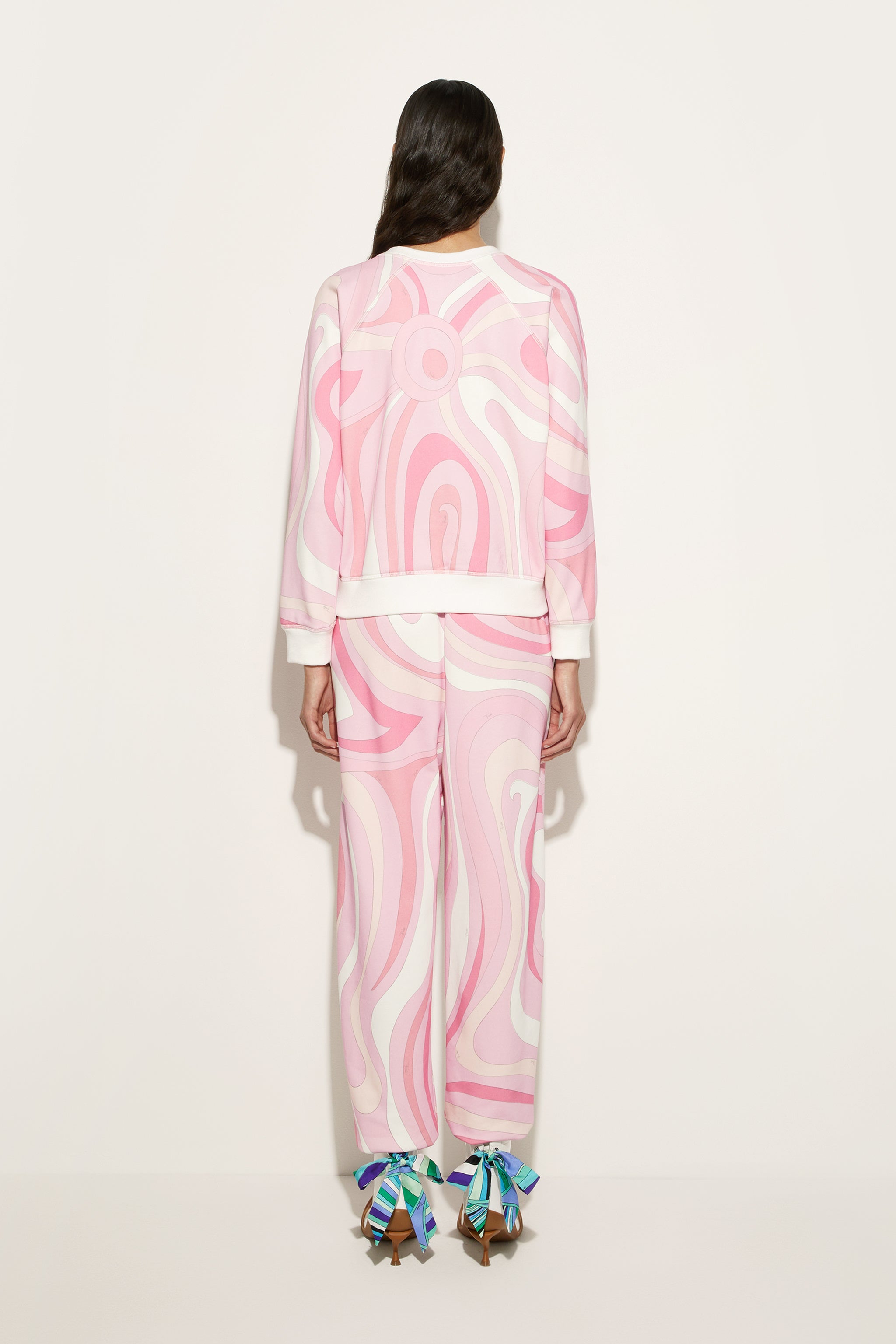 Emilio Pucci Pants joggers Marmo rose molleton